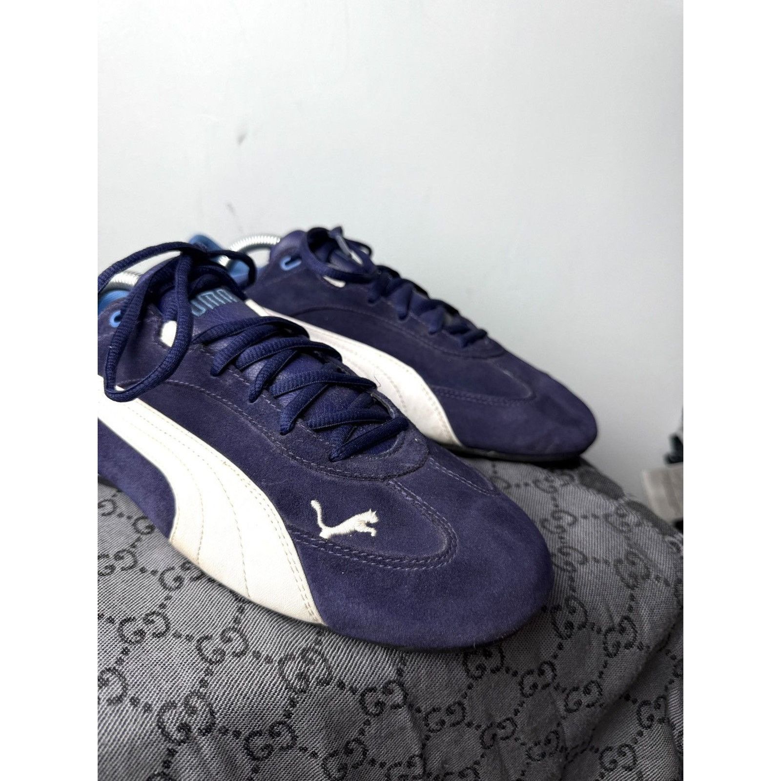 Puma Y2K Vintage Puma Speedcat Low Top Suede Trainers Sneakers Size US 10 / EU 43 - 8 Thumbnail