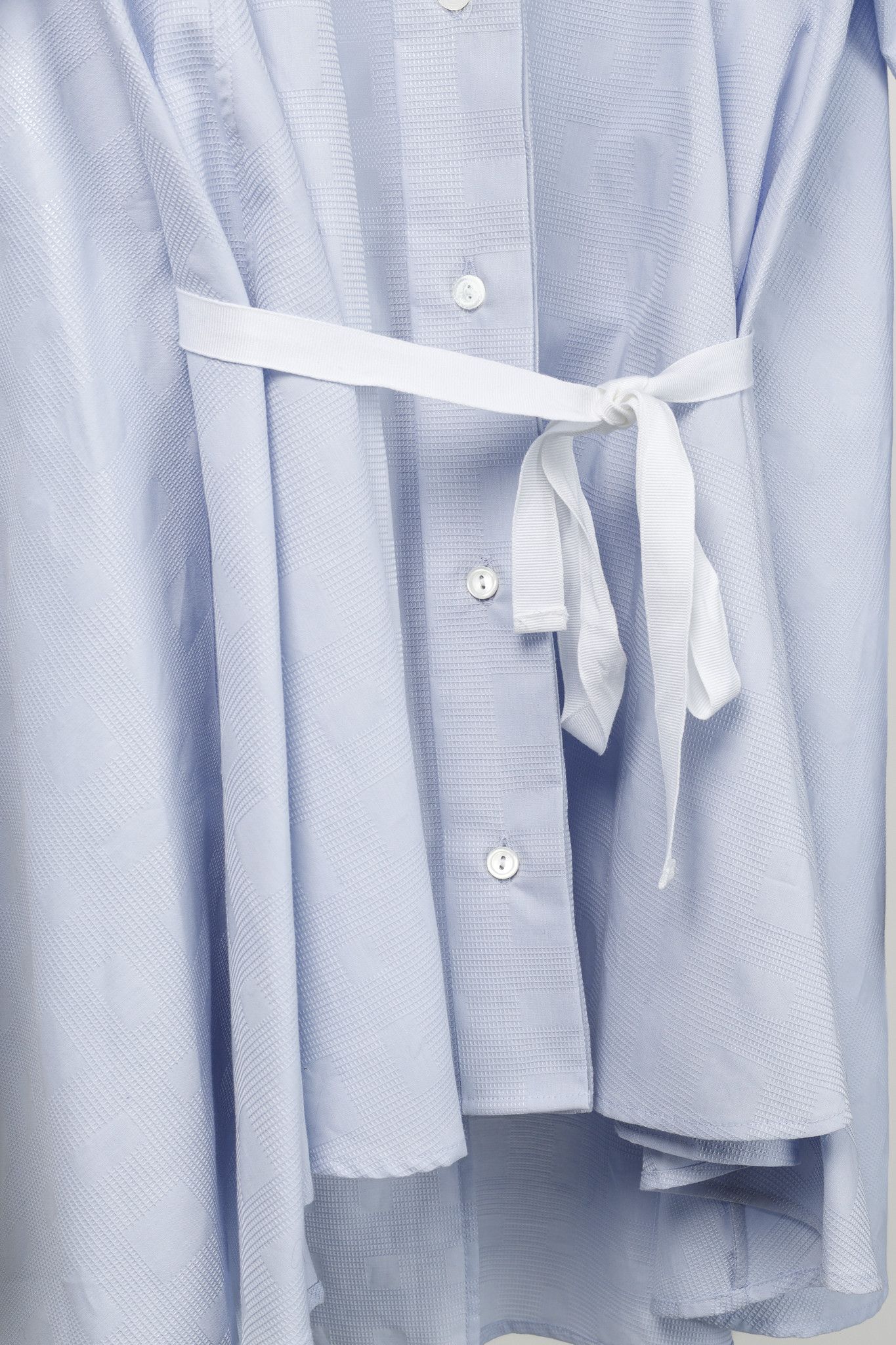 Other Palmer//Harding Pointed Piqué Draped-Back Button-Up Shirt Size S / US 4 / IT 40 - 6 Thumbnail