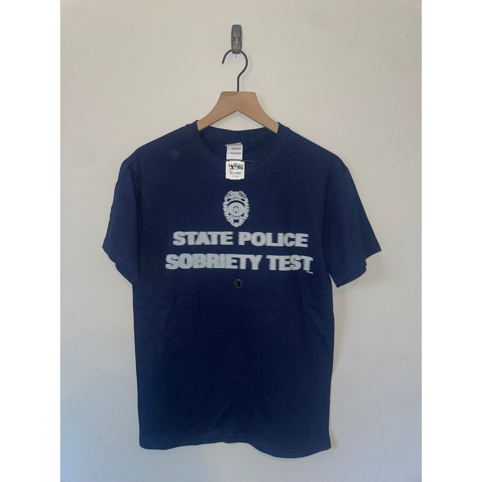 Gildan Vintage State Police Sobriety Test Shirt Humor Joke Tee S Size US S / EU 44-46 / 1 - 1 Thumbnail
