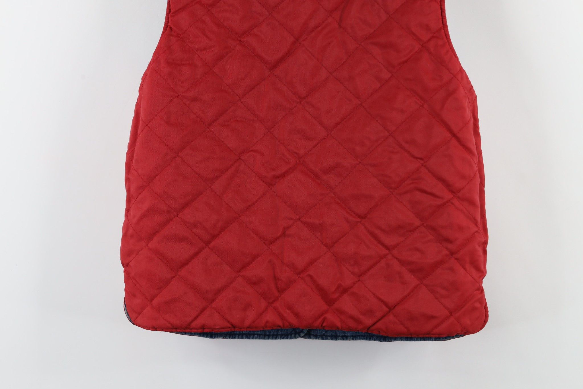 Vintage Vintage 90s Streetwear Reversible Quilted Denim Vest Jacket Size S / US 4 / IT 40 - 21 Thumbnail