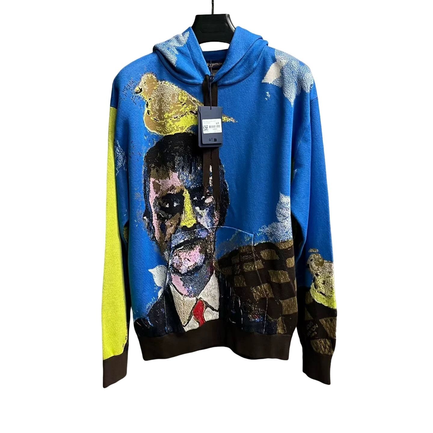Louis Vuitton Louis Vuitton Craggy Portrait Graphic Hoodie Size L Size US L / EU 52-54 / 3 - 1 Thumbnail