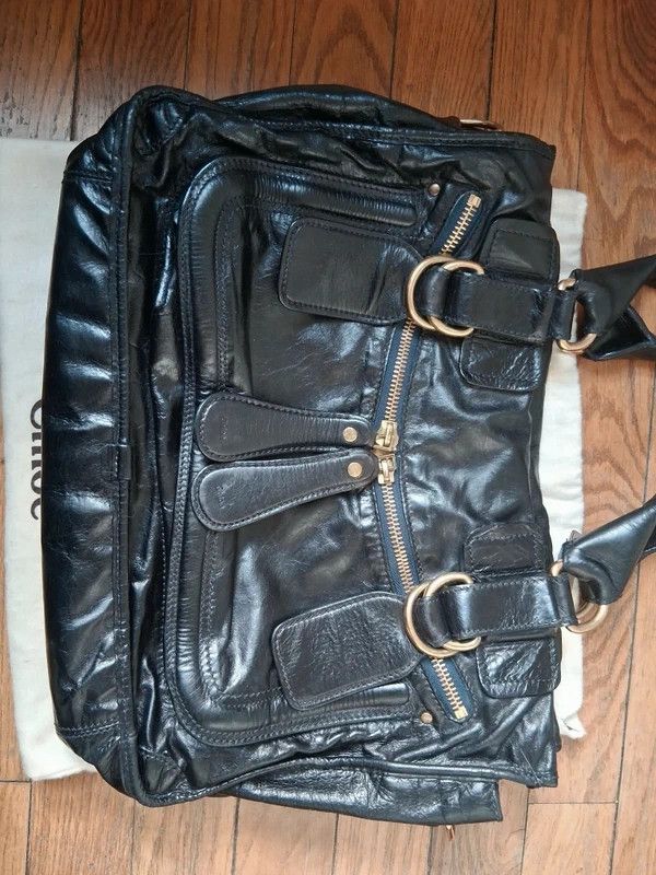 Chloe Chloé Bay Large Black Leather Bag Phoebe Philo Era Size ONE SIZE - 2 Thumbnail