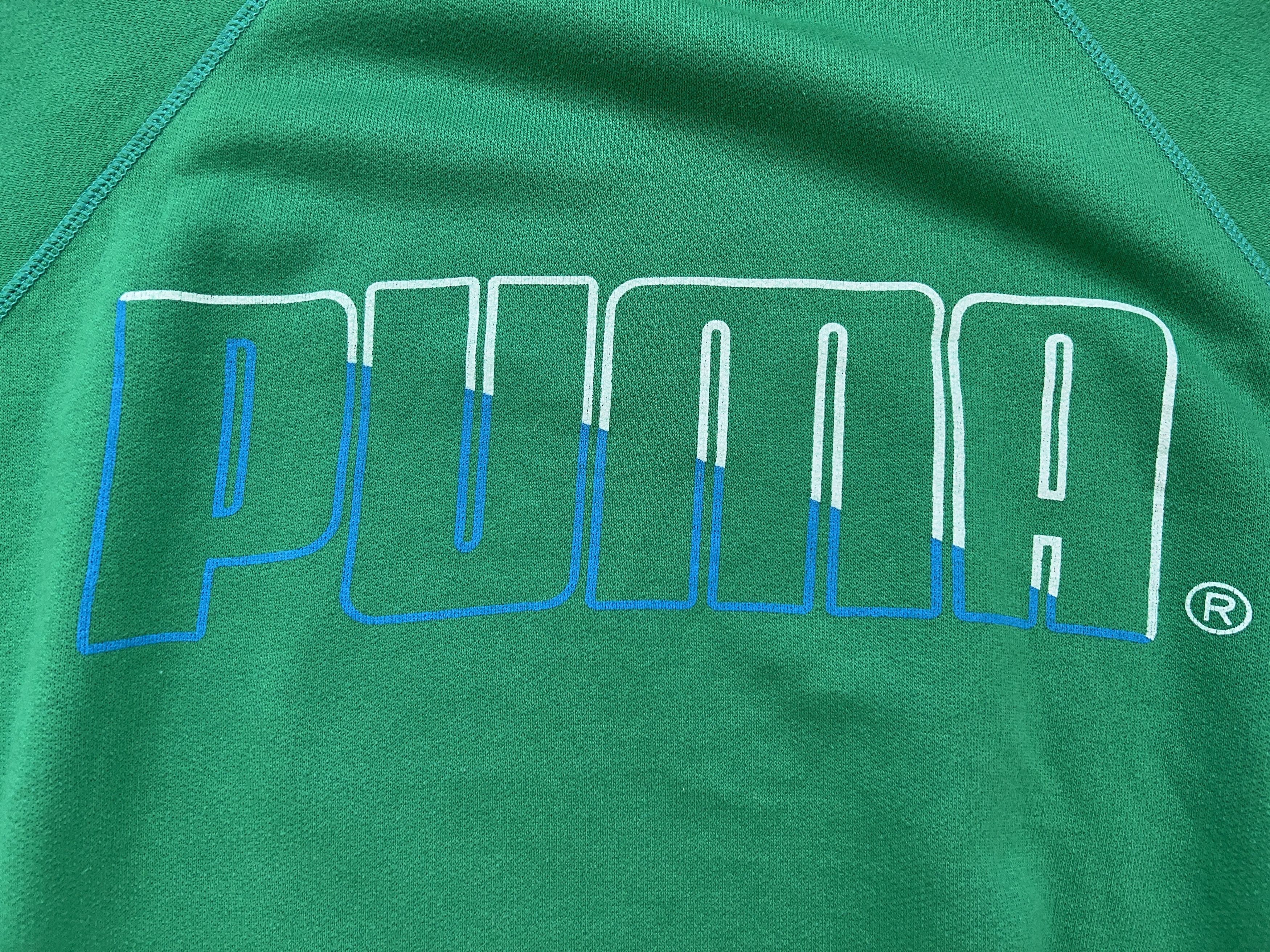 1980s Puma Boris Becker Red Tennis Sweatshirt Size 6 M/L