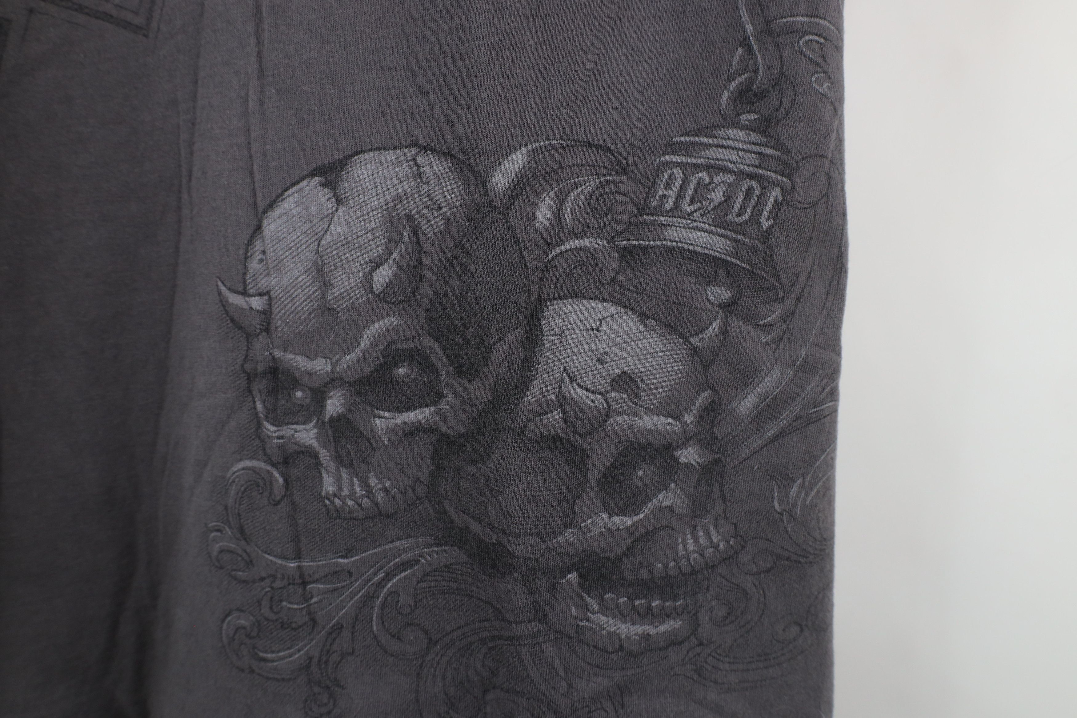 Liquid Blue × Vintage Y2K Liquid Blue All Over Print ACDC Band T-Shirt Gray Cotton Size US L / EU 52-54 / 3 - 6 Thumbnail