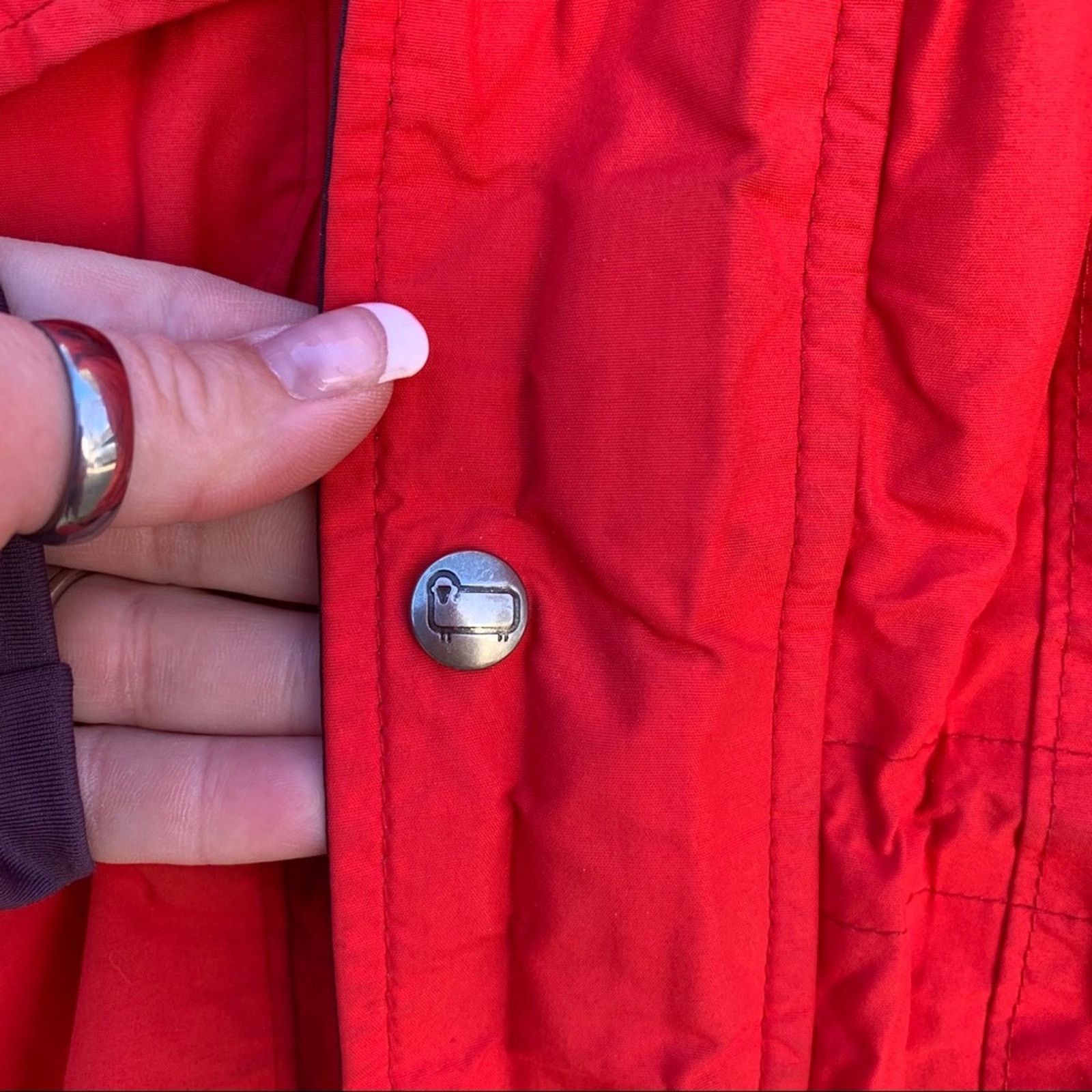 Woolrich Woolen Mills Vintage 90s Woolrich red winter ski coat jacket parka MEDIUM Size US M / EU 48-50 / 2 - 5 Thumbnail