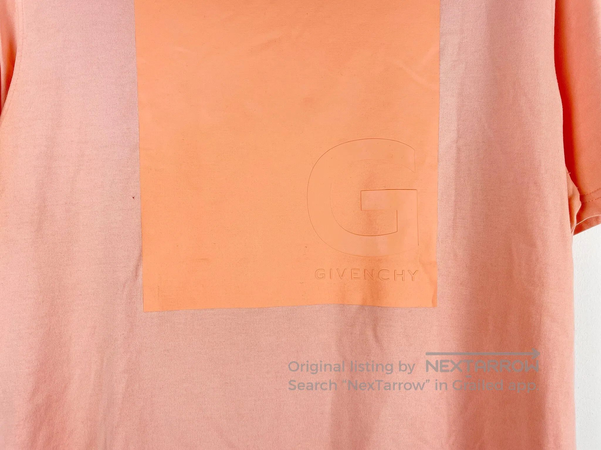Givenchy Givenchy Pink Embossed Print Short Sleeve Size US XL / EU 56 / 4 - 4 Thumbnail