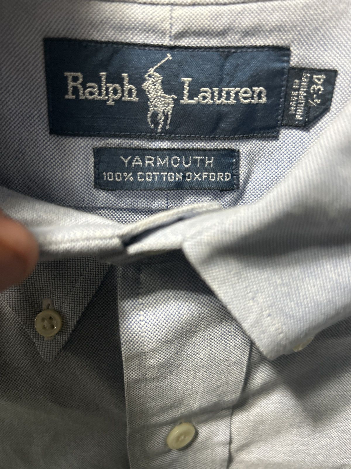 Polo Ralph Lauren Ralph Lauren Sky Blue Yarmouth Button Up 3XL Size US XXL / EU 58 / 5 - 4 Thumbnail