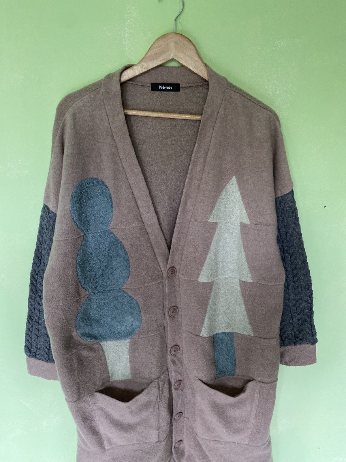 Ne-Net Ne-Net Cardigan Long Sweaters Fleece Size XXS / US 00 / IT 34 - 5 Thumbnail