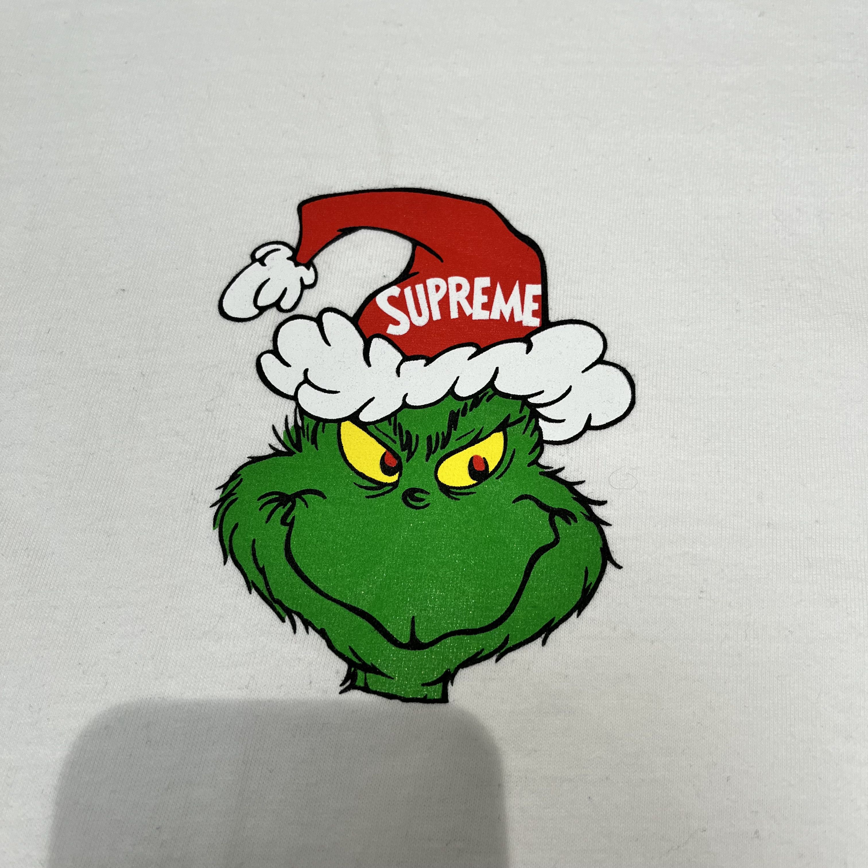 Supreme Supreme Grinch Tee White Size US M / EU 48-50 / 2 - 3 Thumbnail
