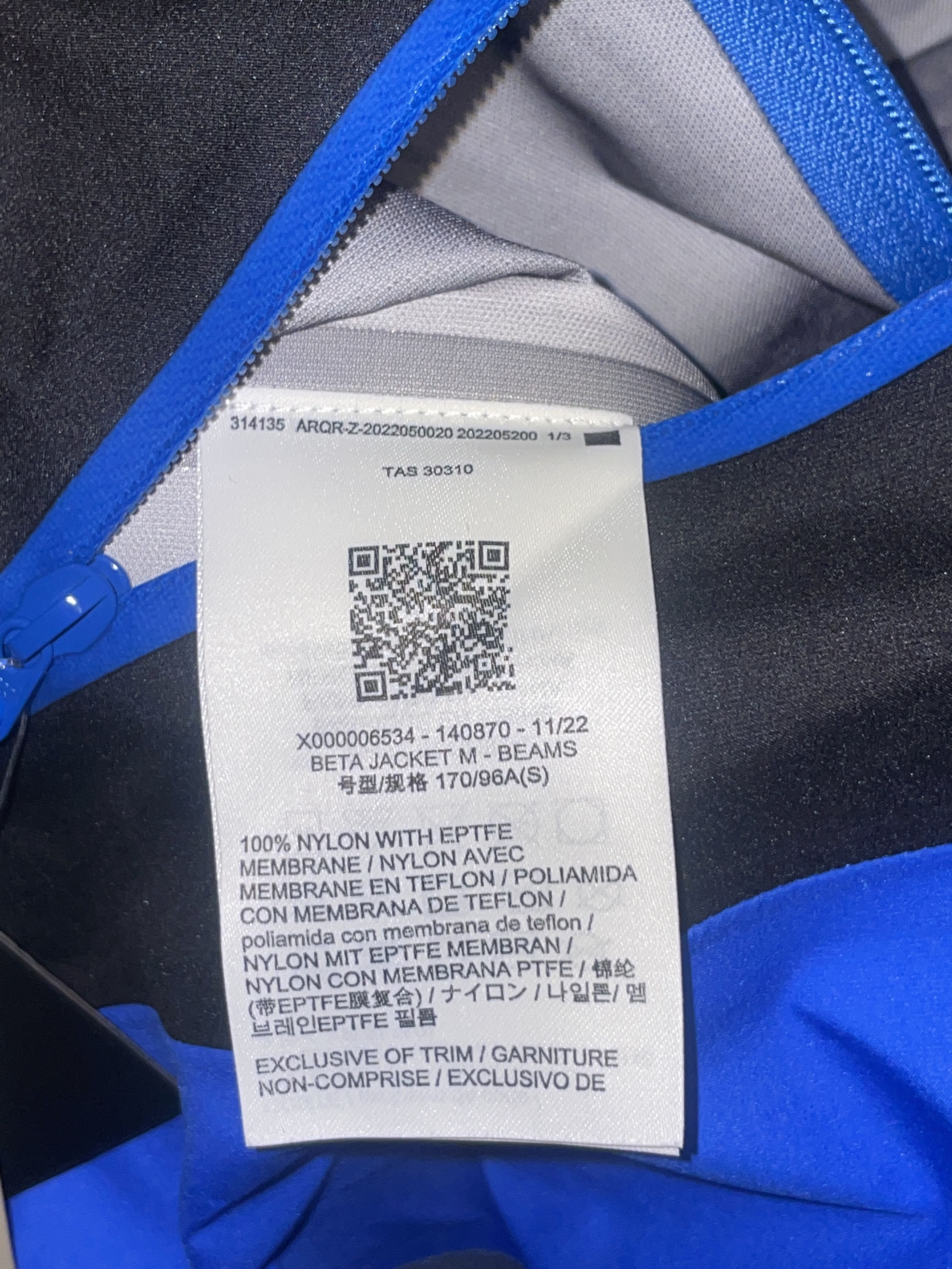 Arc'teryx × Beams Plus Arc'teryx x BEAMS Beta Jacket Size US S / EU 44-46 / 1 - 10 Thumbnail