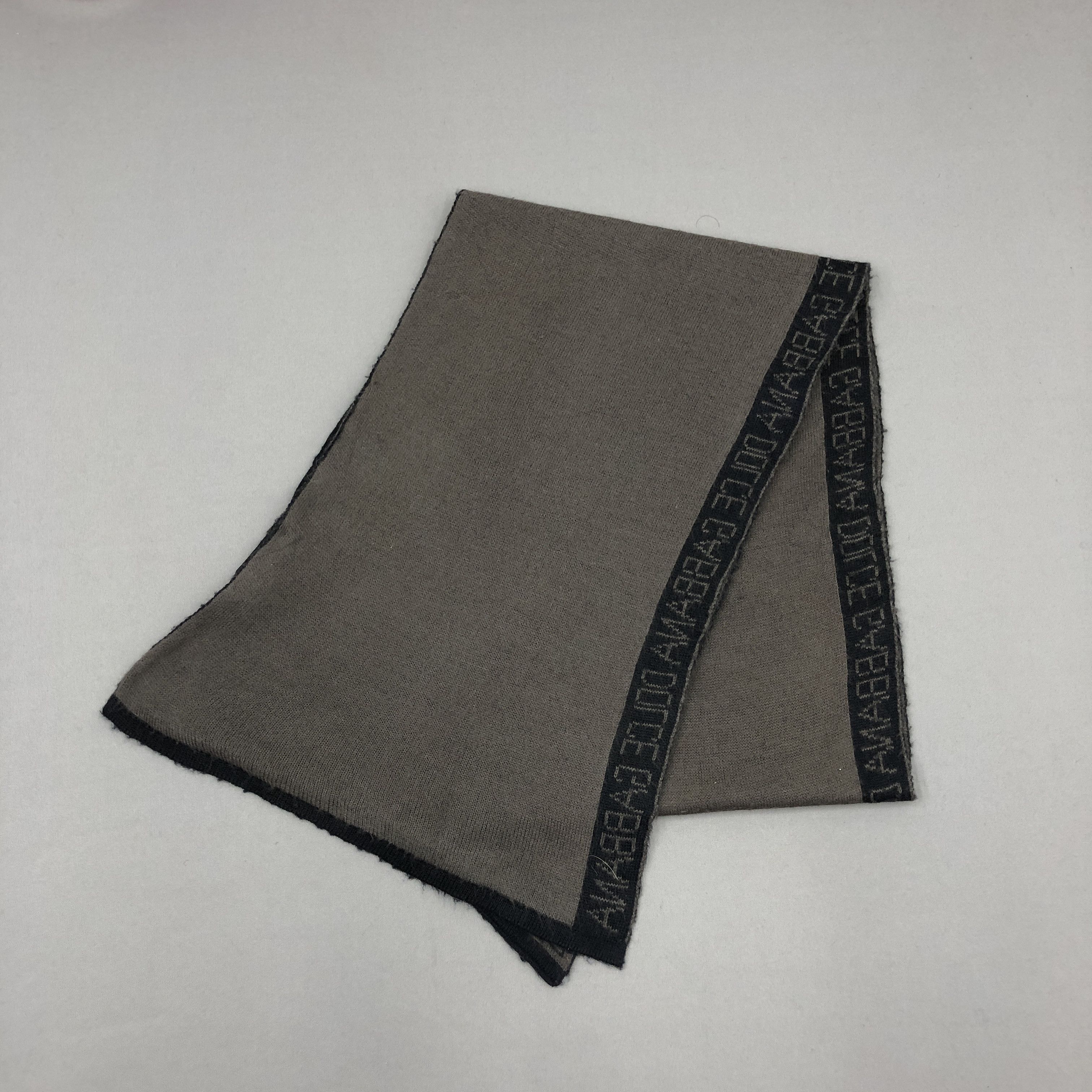 Dolce & Gabbana Vintage Dolce Gabbana Scarf Muffler Knit Wool Scarves Size ONE SIZE - 3 Thumbnail