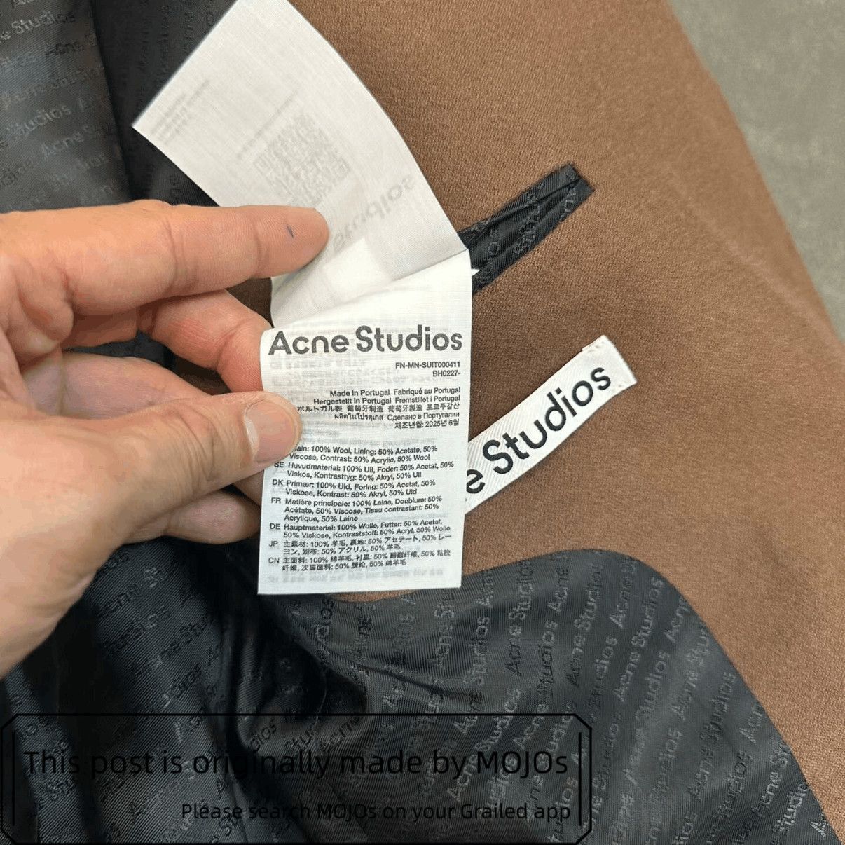 Acne Studios Sz 48 Acne Studios Joint Patch Slim Blazer mojos731 Size US M / EU 48-50 / 2 - 4 Thumbnail