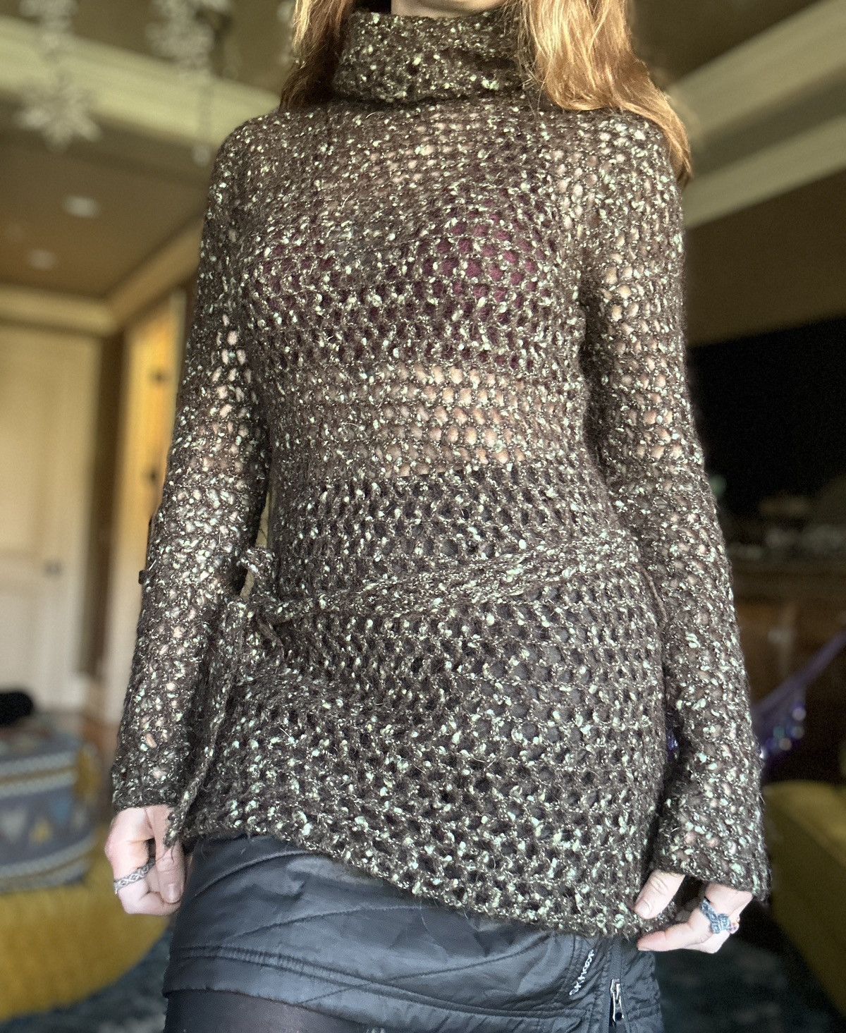 Other Knitted Sweater Dress Crochet Size M / US 6-8 / IT 42-44 - 4 Thumbnail
