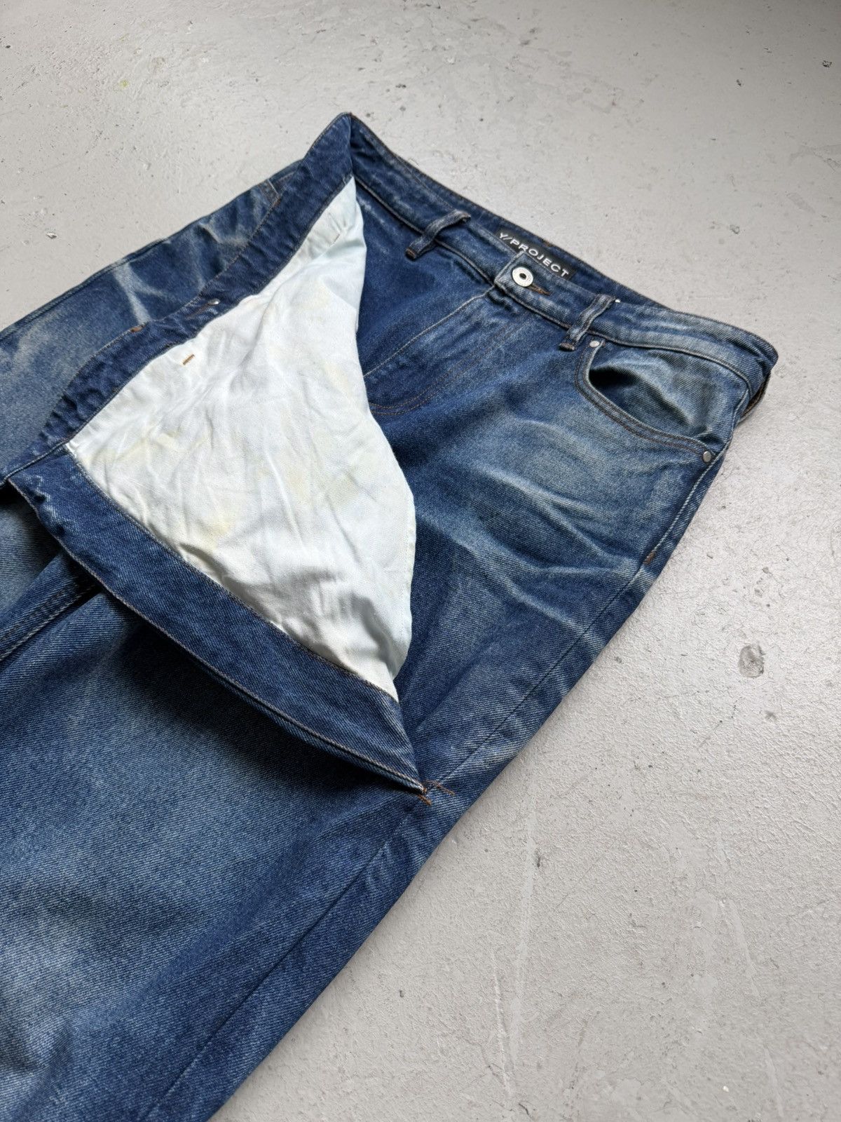 Y/Project Y Project Blue Lazy Denim Size US 32 / EU 48 - 2 Thumbnail