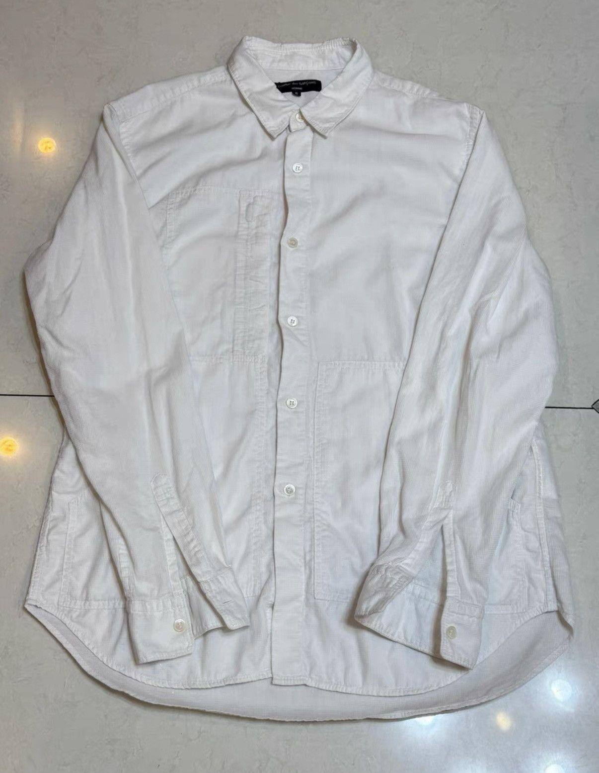 Comme des Garcons Comme des Garçons Homme Waffle-Knit Shirt Size US S / EU 44-46 / 1 - 1 Thumbnail