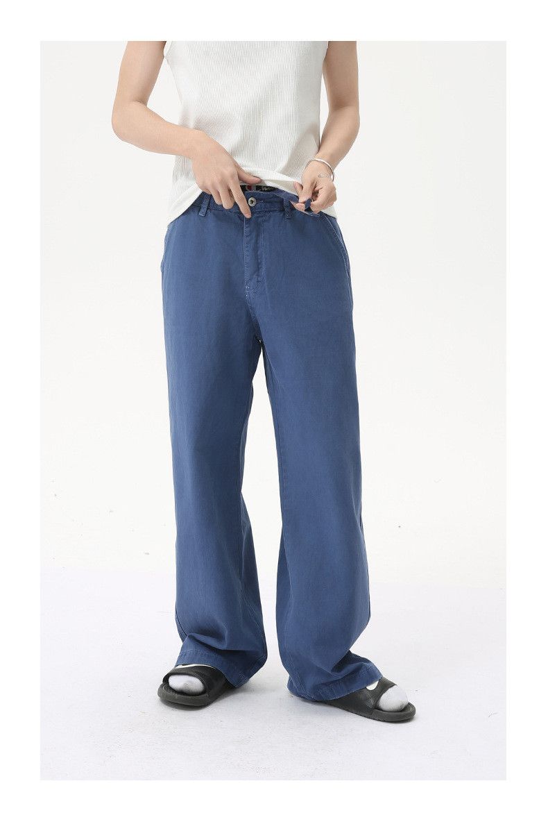 Japanese Brand Japanese retro loose blue straight washed denim jeans Size US 32 / EU 48 - 1 Thumbnail