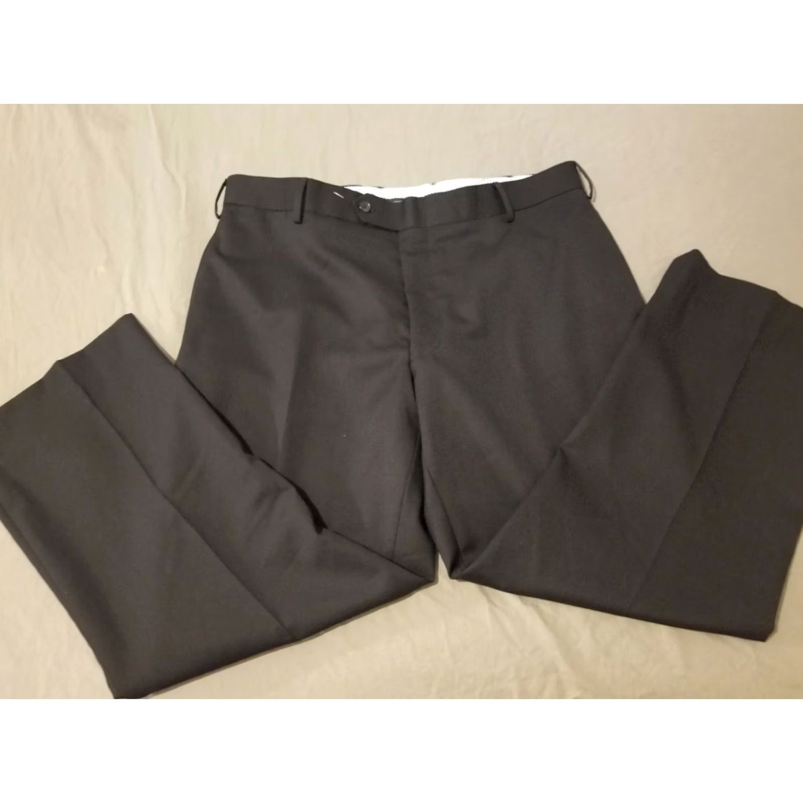 Tommy Hilfiger Tommy Hilfiger Wool Dress Pants 36x27 Navy Blue Mens Trouser Size US 38 / EU 54 - 3 Thumbnail