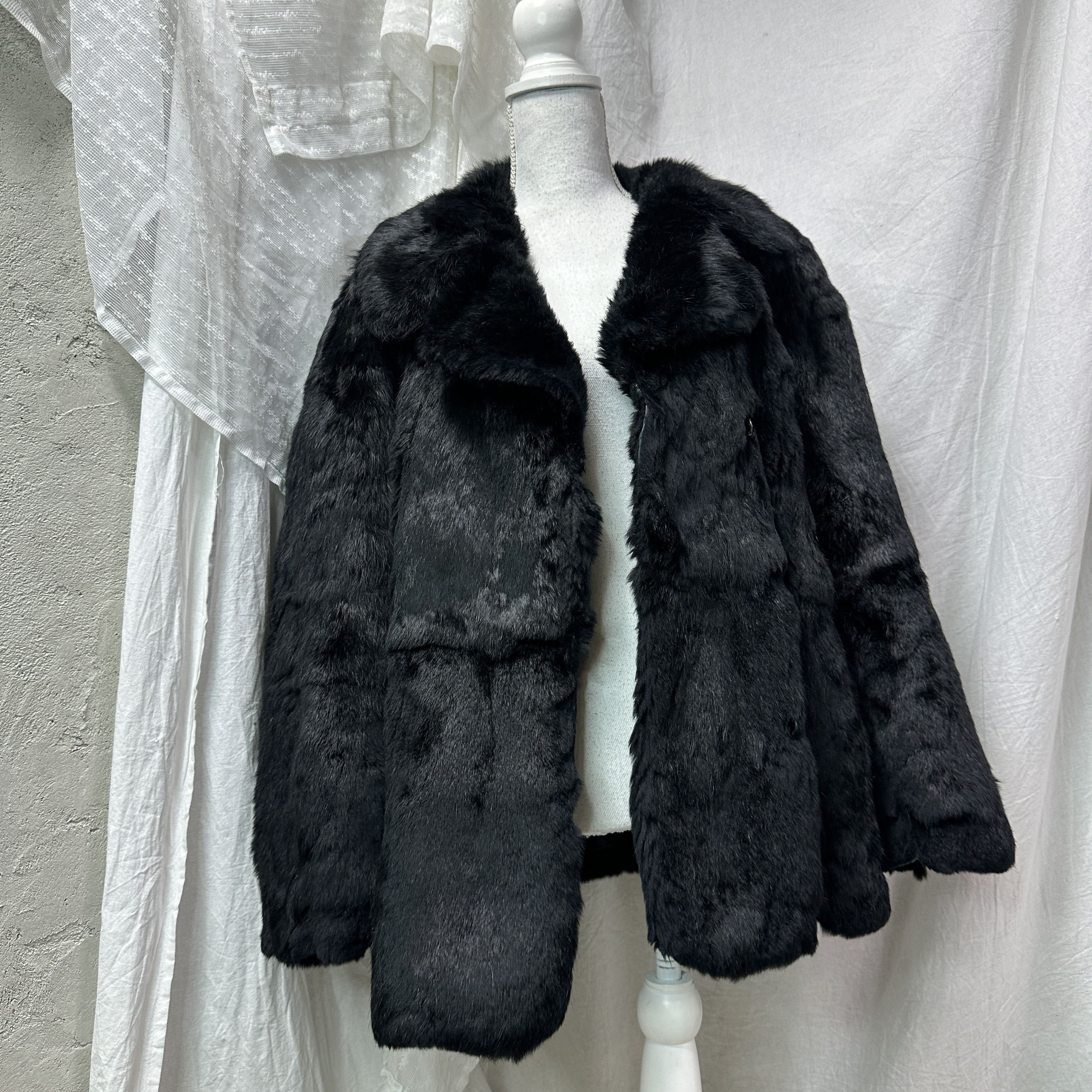 Vintage Vintage Old Money Classy Real Rabbit Fur 90s Size M / US 6-8 / IT 42-44 - 2 Thumbnail