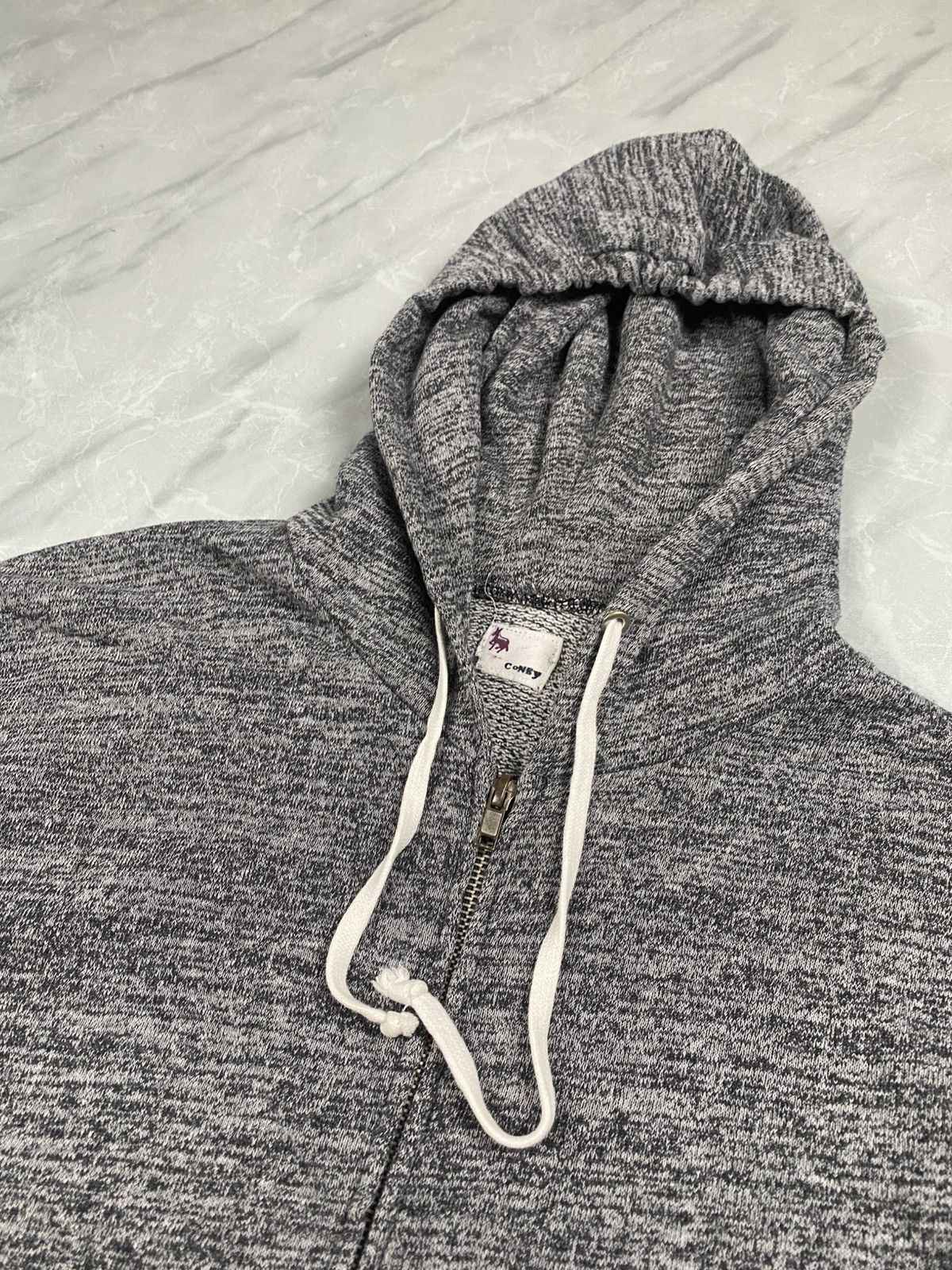 Japanese Brand Vintage CoNEy Grunge Style Knit Zip Up Hoodie Size US M / EU 48-50 / 2 - 3 Thumbnail