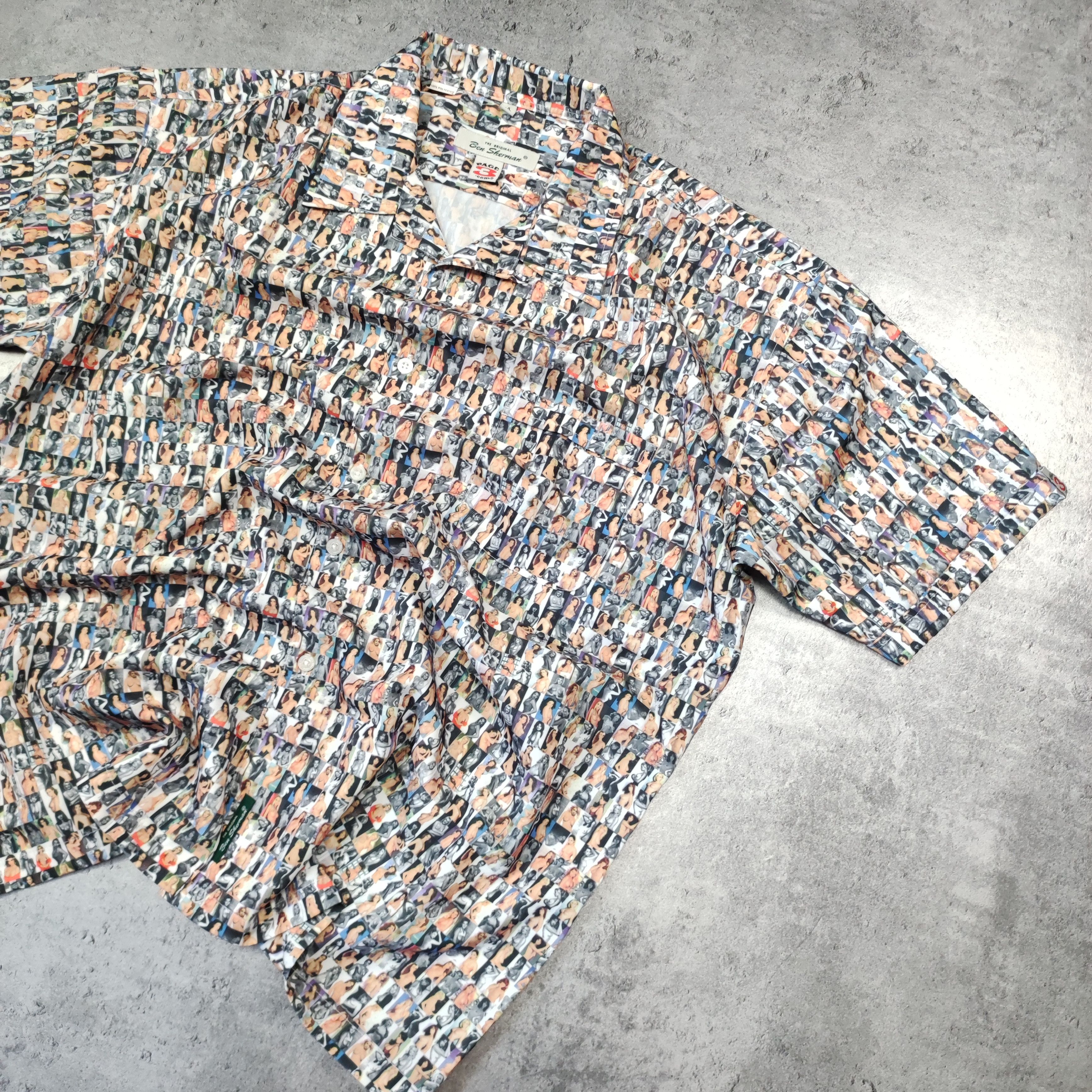 Ben Sherman × Playboy RARE 1/1 Ben Sherman x Page3 PlayBoy Pocket Bowling Shirt Size US XL / EU 56 / 4 - 2 Thumbnail