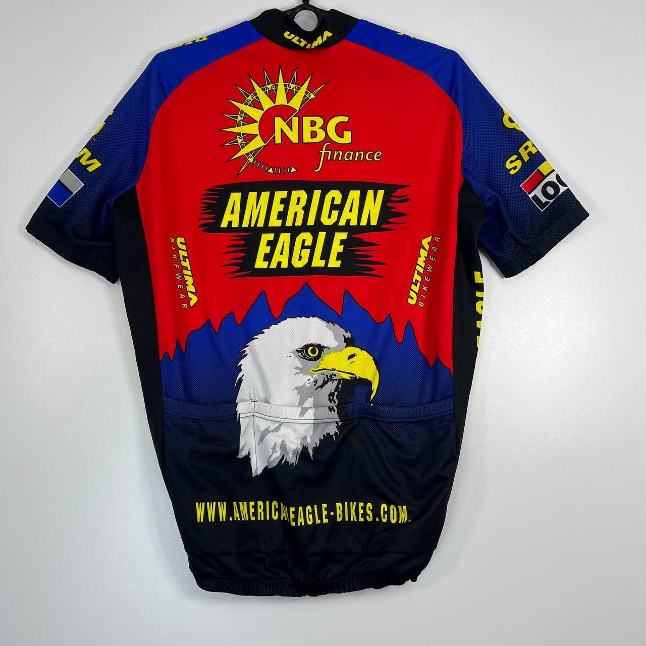 Gear for Sports Ultima American Eagle Cycling Jersey Bike Short Sleeve Sz L Size US L / EU 52-54 / 3 - 3 Thumbnail