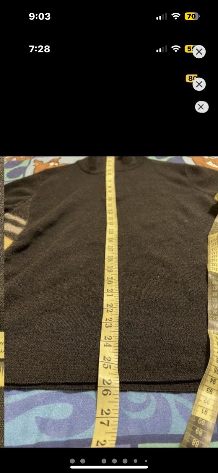 DKNY ***FINAL DROP***RARE DKNY DONNA KARAN 1/4 ZIP KNIT M Size US M / EU 48-50 / 2 - 3 Thumbnail