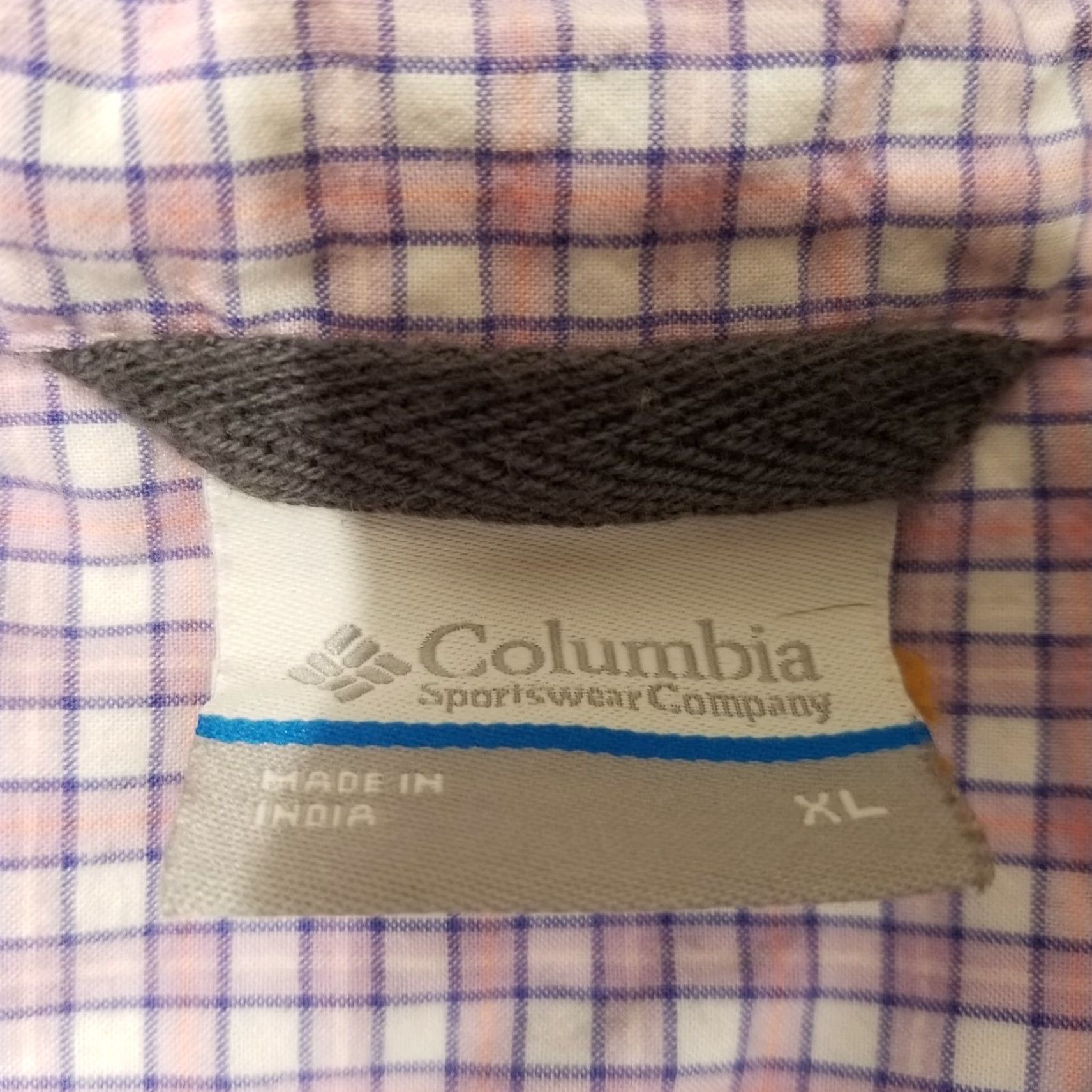Pinko Columbia Shirt Mens XL Pink Blue Short Sleeve Button-Up 100% Cotton Casual Check Size US XL / EU 56 / 4 - 4 Thumbnail