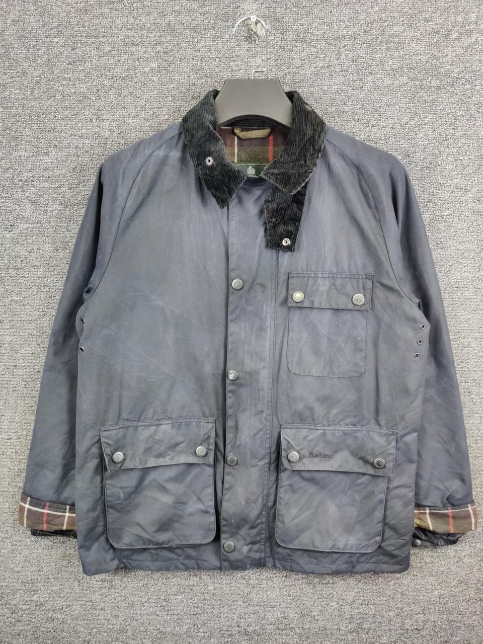 Barbour Vintage Barbour Bedale AW17 Classic Tartan Waxed Jacket Size US S / EU 44-46 / 1 - 1 Thumbnail