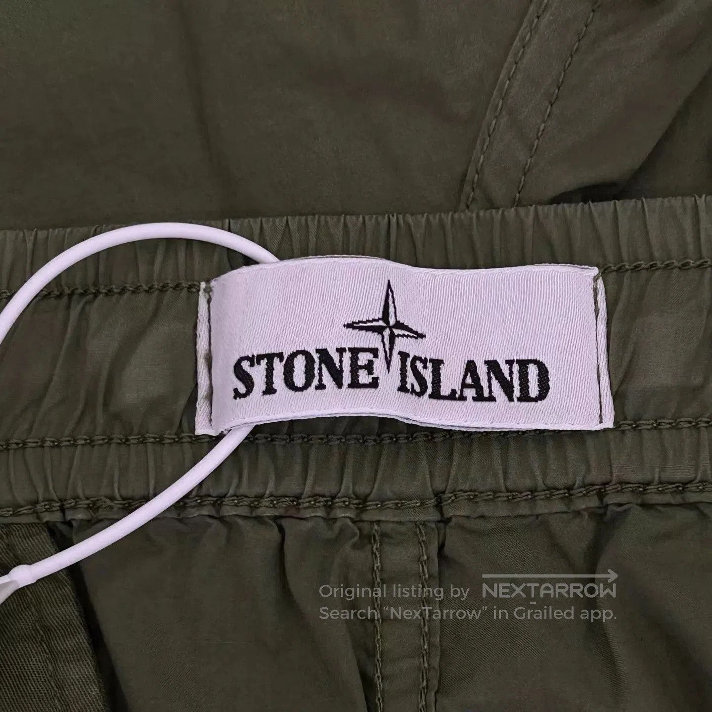 Stone Island Green Cargo Shorts with Utility Pockets. Size US 32 / EU 48 - 3 Thumbnail