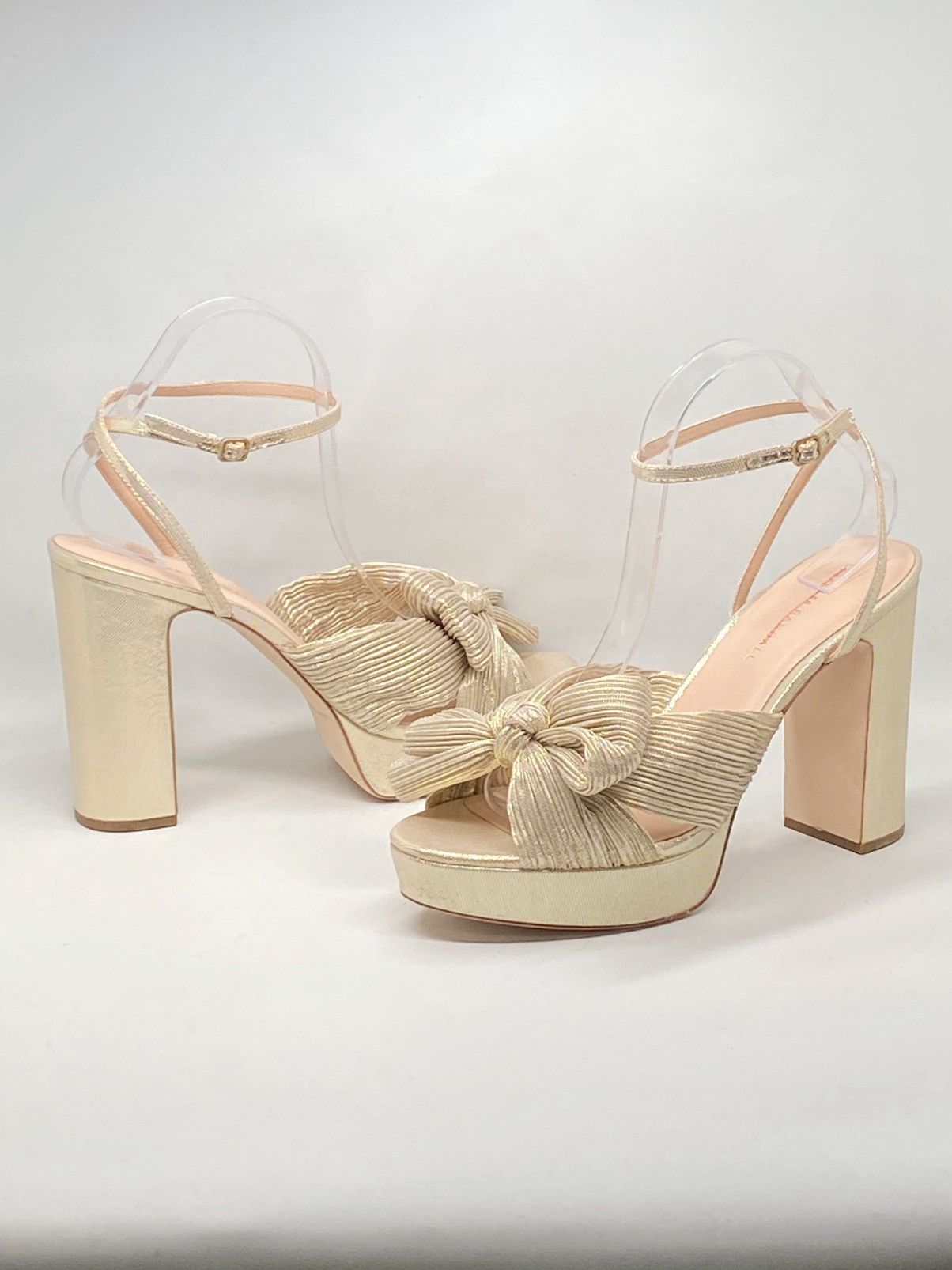 Loeffler Randall Loeffler Randall Natalia Pleated Platform Sandals size 10 Size US 10 / IT 40 - 9 Thumbnail