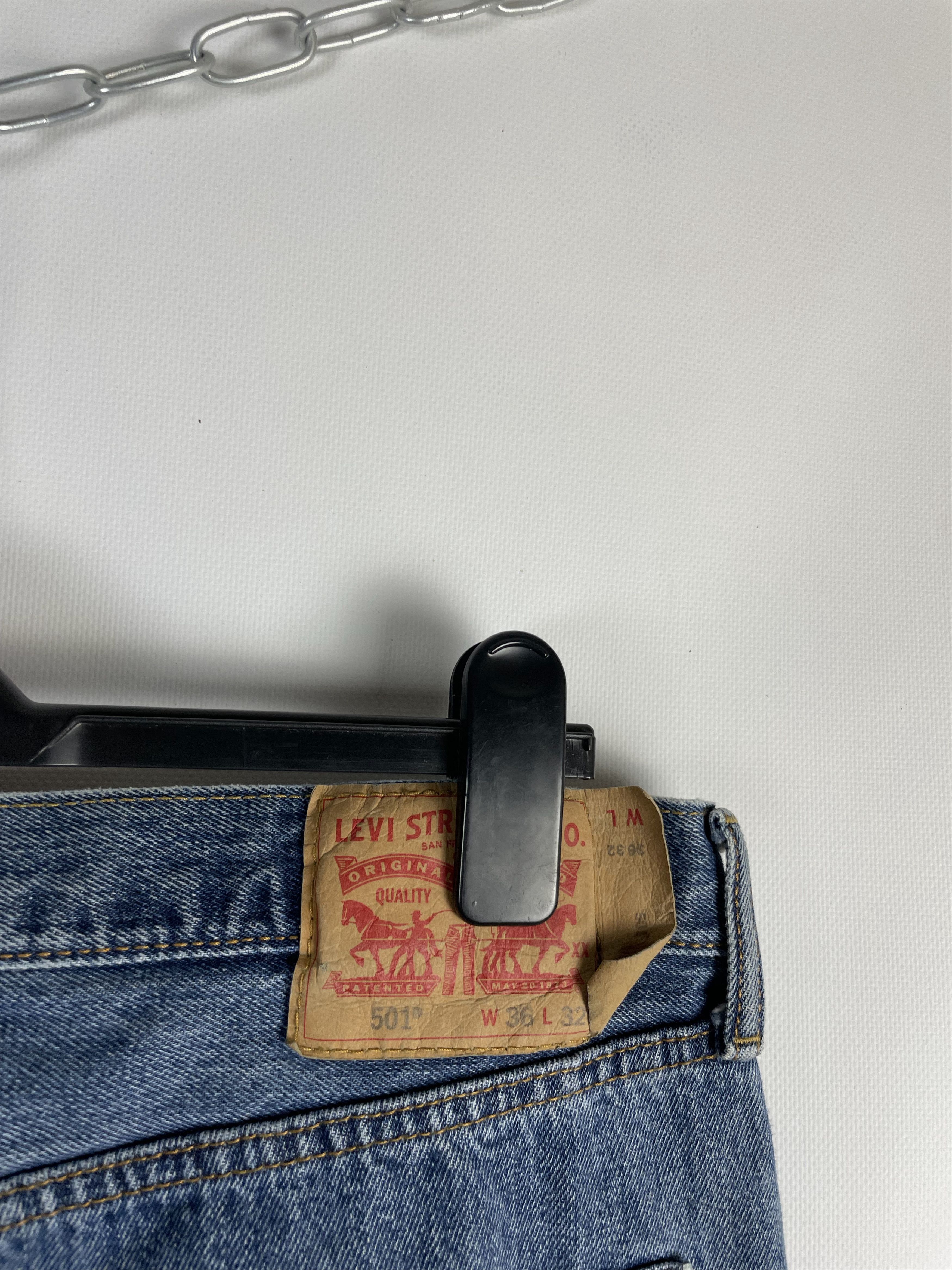 Levi's Vintage 501 90s Levi's Pants Denim Jeans Size US 36 / EU 52 - 5 Thumbnail