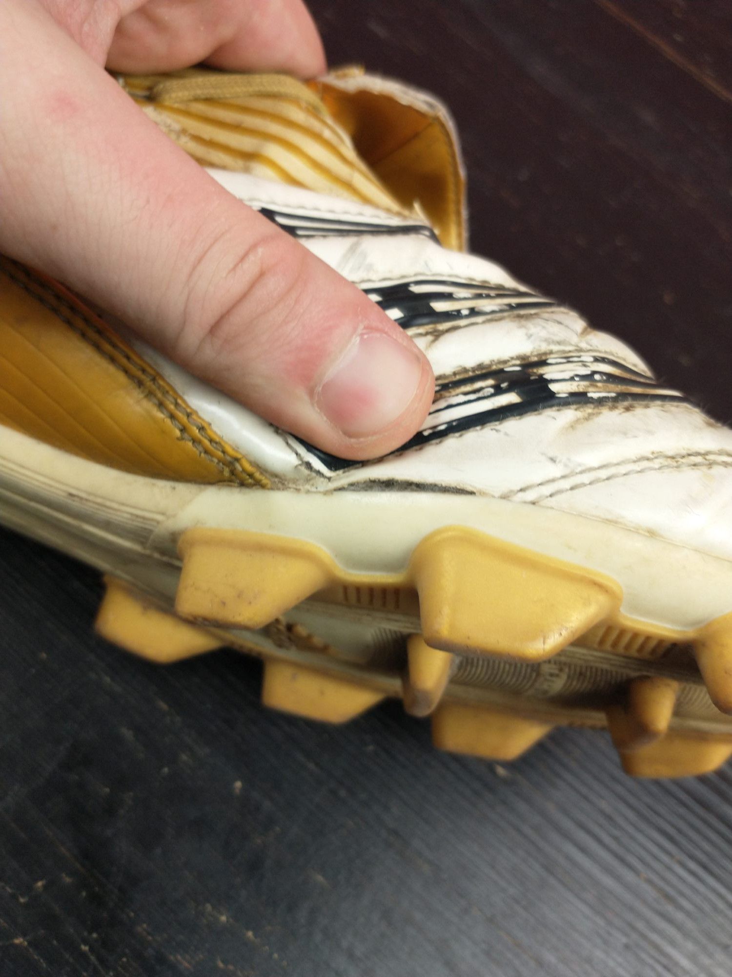 Adidas 462812 adidas Predator +ABSOLADO TRX FG Soccer Cleats 2005 Size US 8.5 / EU 41-42 - 13 Thumbnail