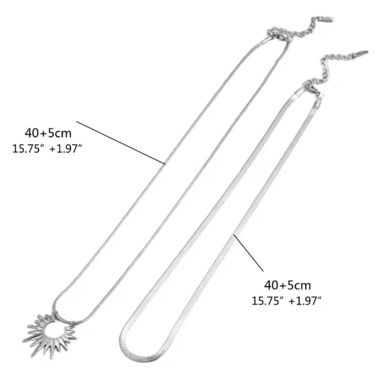 Jewelry × Vintage Double titanium steel sun pendant men's necklace Size ONE SIZE - 7 Thumbnail