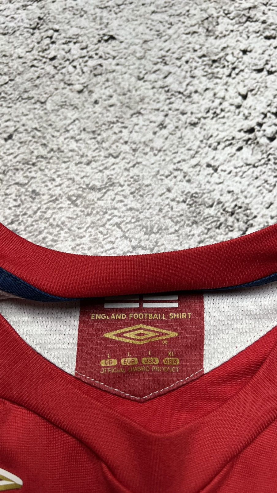 Umbro 2006-2008 England Wayne Rooney umbro vintage jersey y2k Size US L / EU 52-54 / 3 - 6 Thumbnail