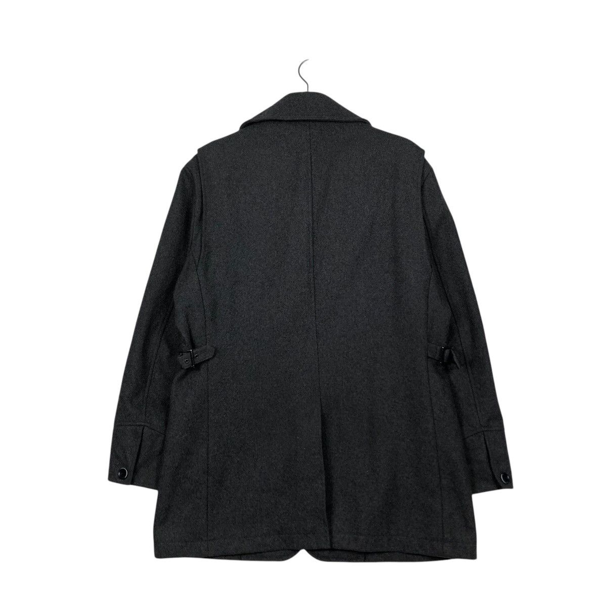 Japanese Brand × Vintage 📌Vintage Wool Biker Jacket Morgan Homme Issey Miyake Size US XL / EU 56 / 4 - 9 Thumbnail