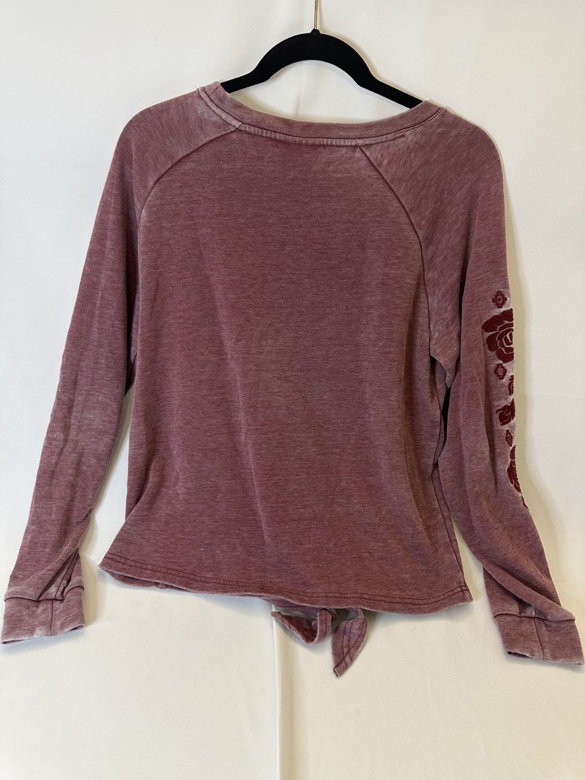 Ariat Ariat Womens Size L Burnout Velvet Floral Waist Tie Long Size L / US 10 / IT 46 - 3 Thumbnail