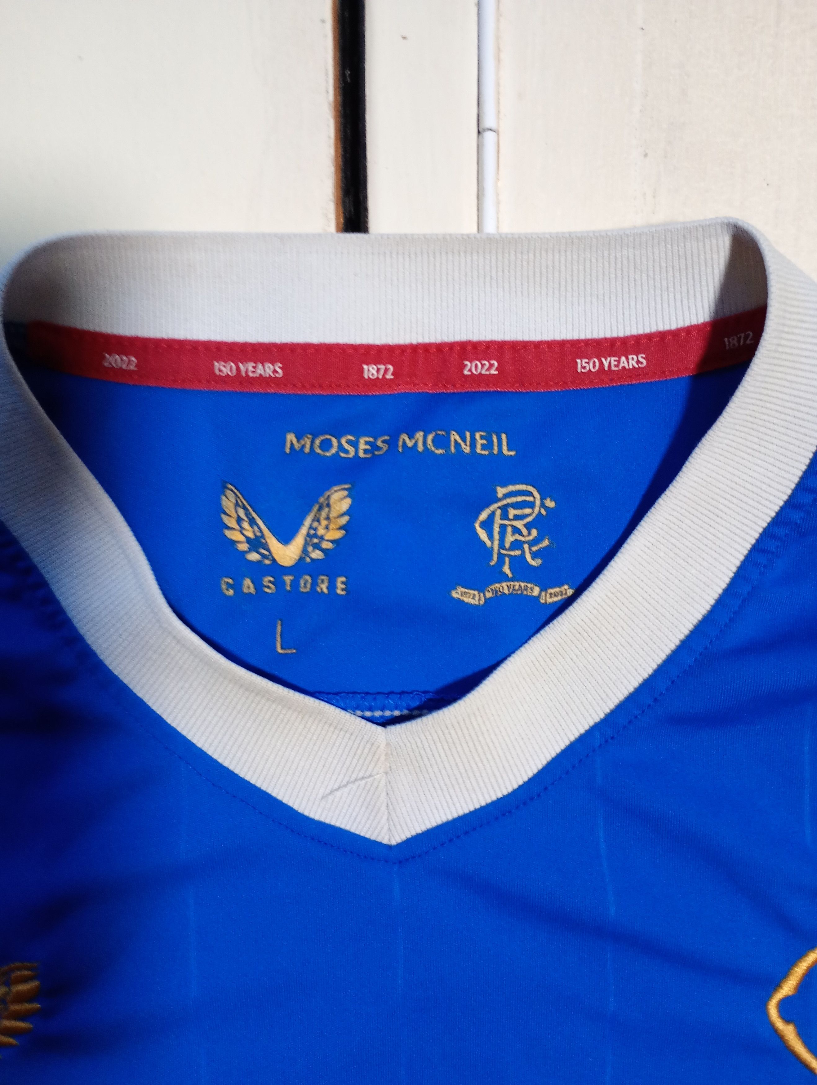 Castore Castore Glasgow Rangers FC home jersey, 2021-2022 Size US L / EU 52-54 / 3 - 9 Thumbnail