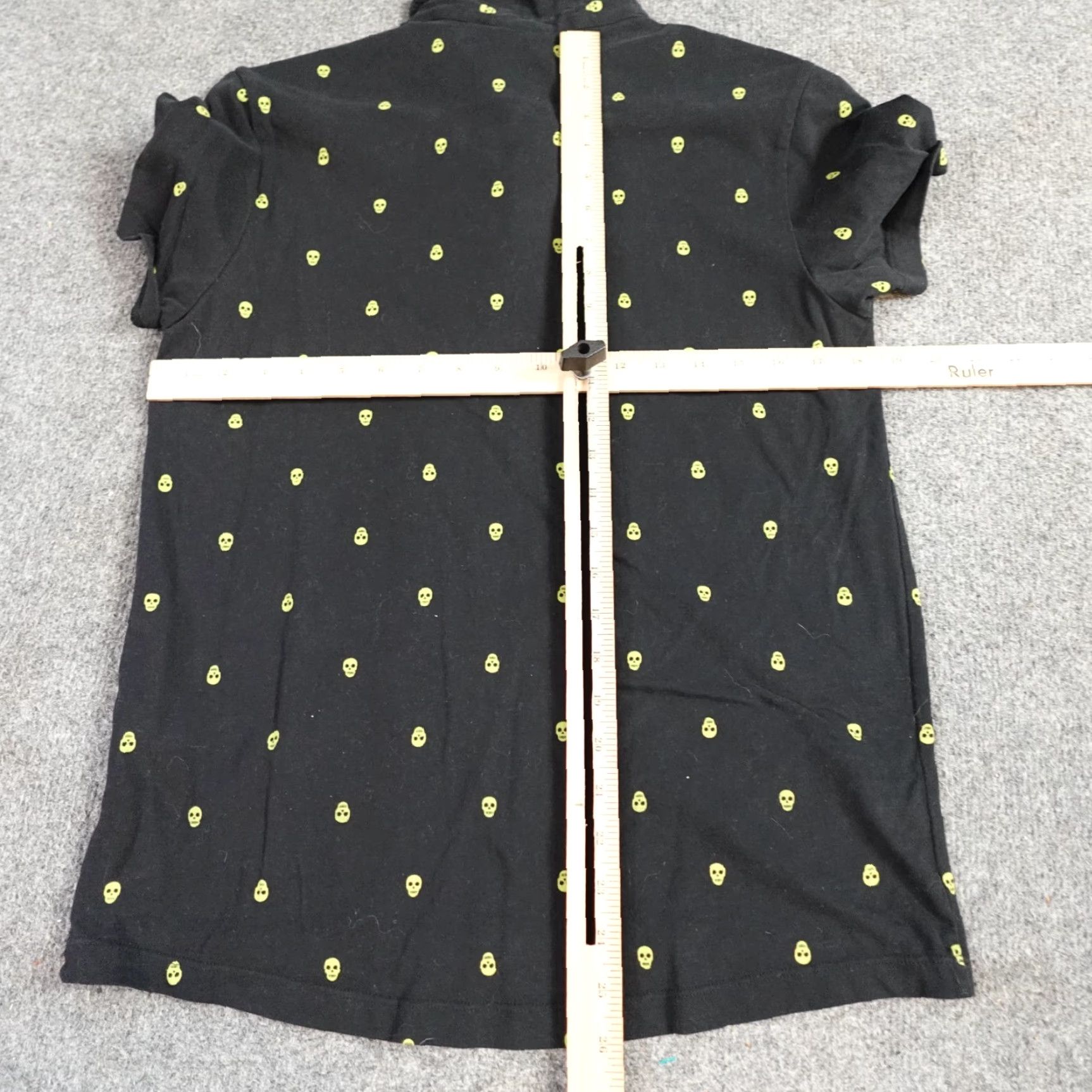 Adidas Adidas Polo Shirt M Black Skull Pattern Solid Short Sleeve Knit Cotton Mens M Regular Shirt Size US M / EU 48-50 / 2 - 4 Thumbnail