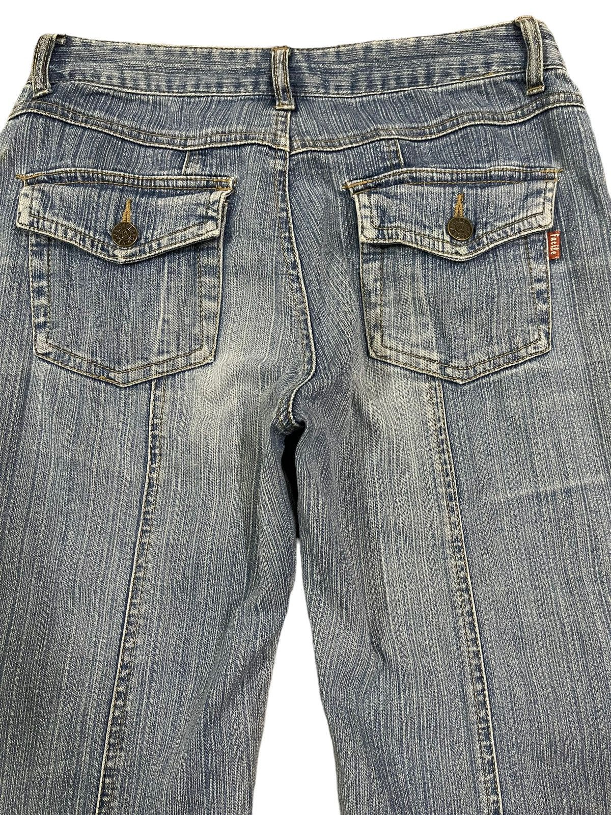 If Six Was Nine Vintage Japanese Brand Blue Wash Style Flare Jeans Size US 27 - 4 Thumbnail