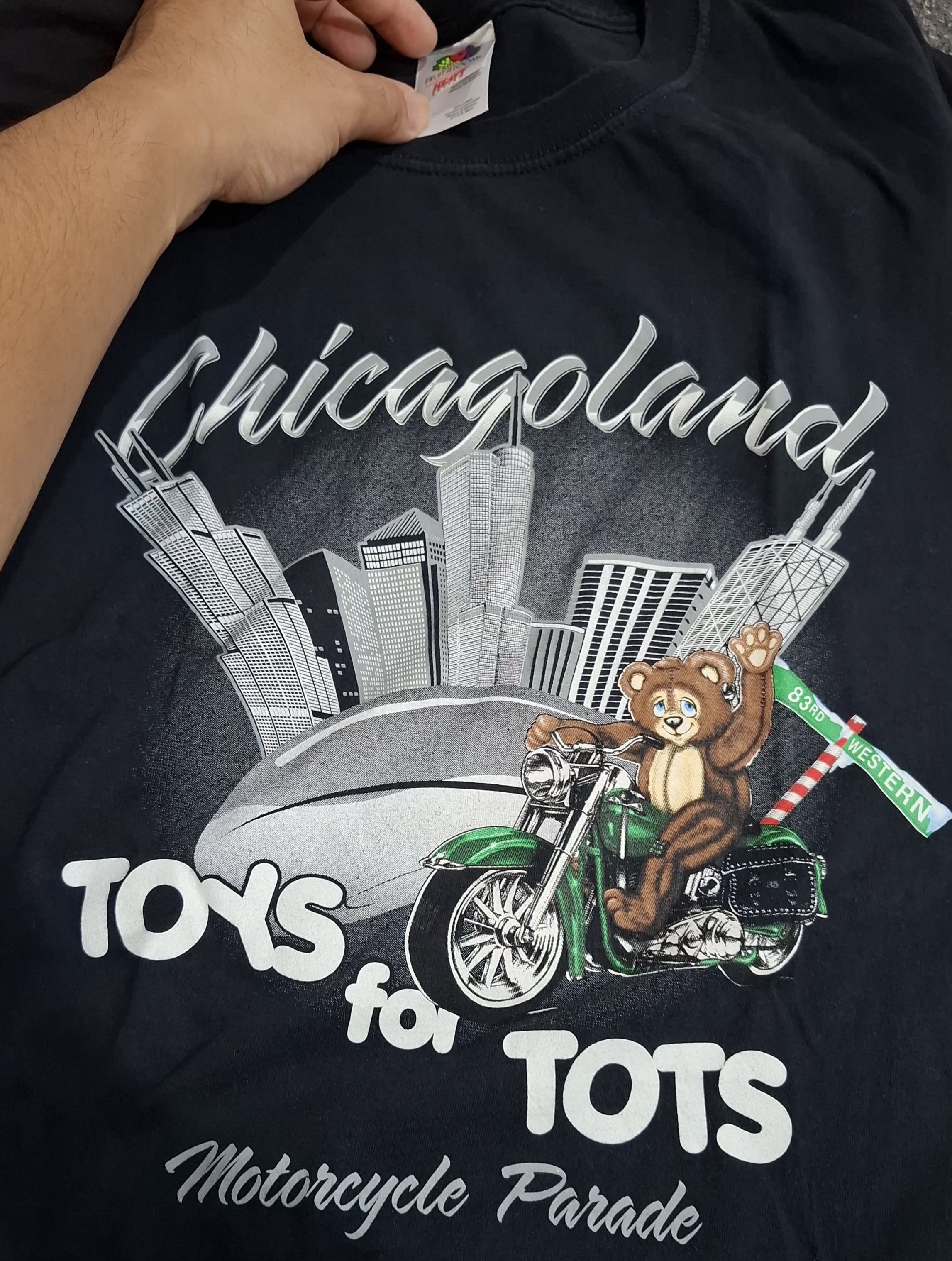 Fruit Of The Loom 2012 Chicagoland Toys for Tots Long Sleeve - L Size US L / EU 52-54 / 3 - 3 Thumbnail