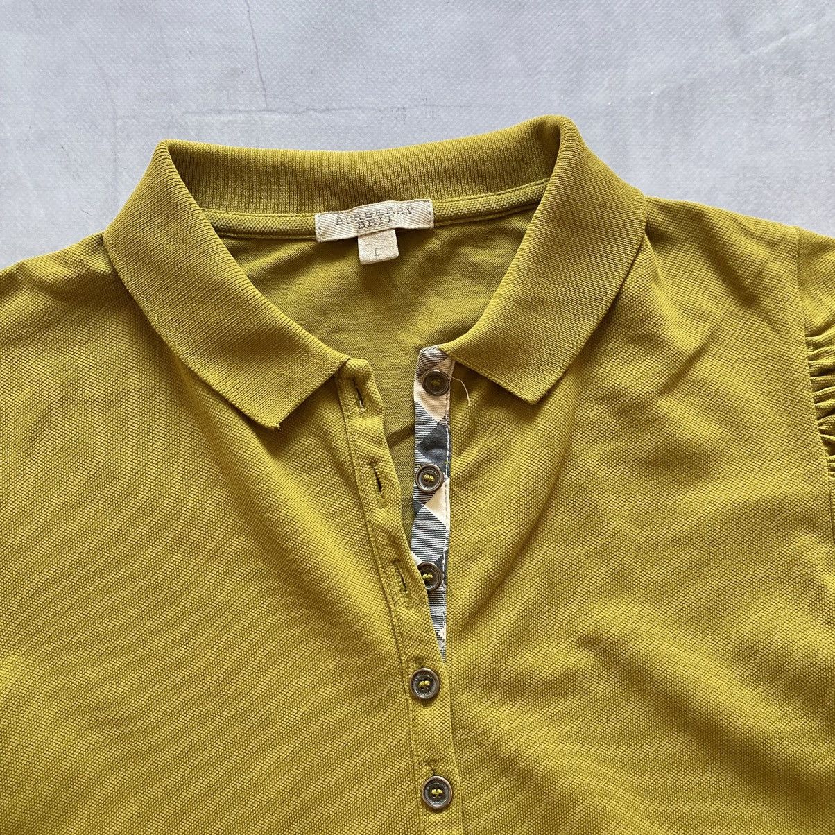 Burberry Vintage Burberry Brit Small Embroidered Logo Longsleeve Tee Size L / US 10 / IT 46 - 7 Thumbnail