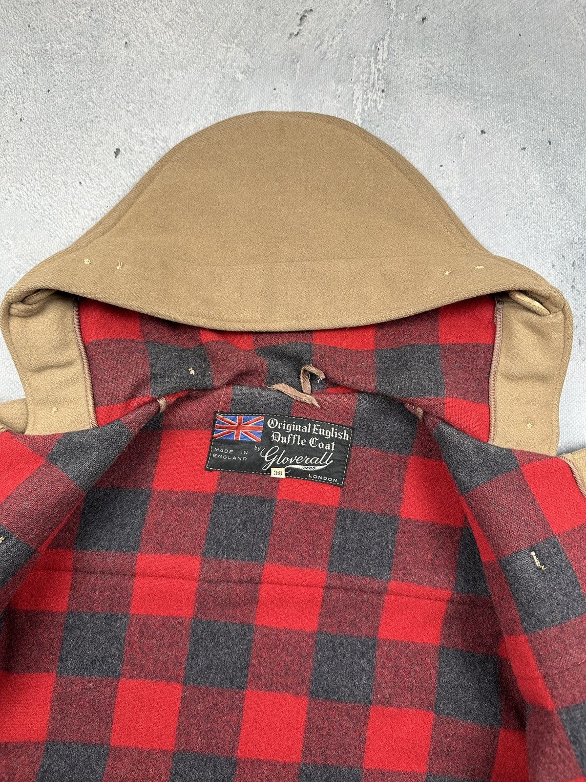 Gloverall Vintage Gloverall Original English Duffle Coat Camel Wool Size US M / EU 48-50 / 2 - 16 Thumbnail