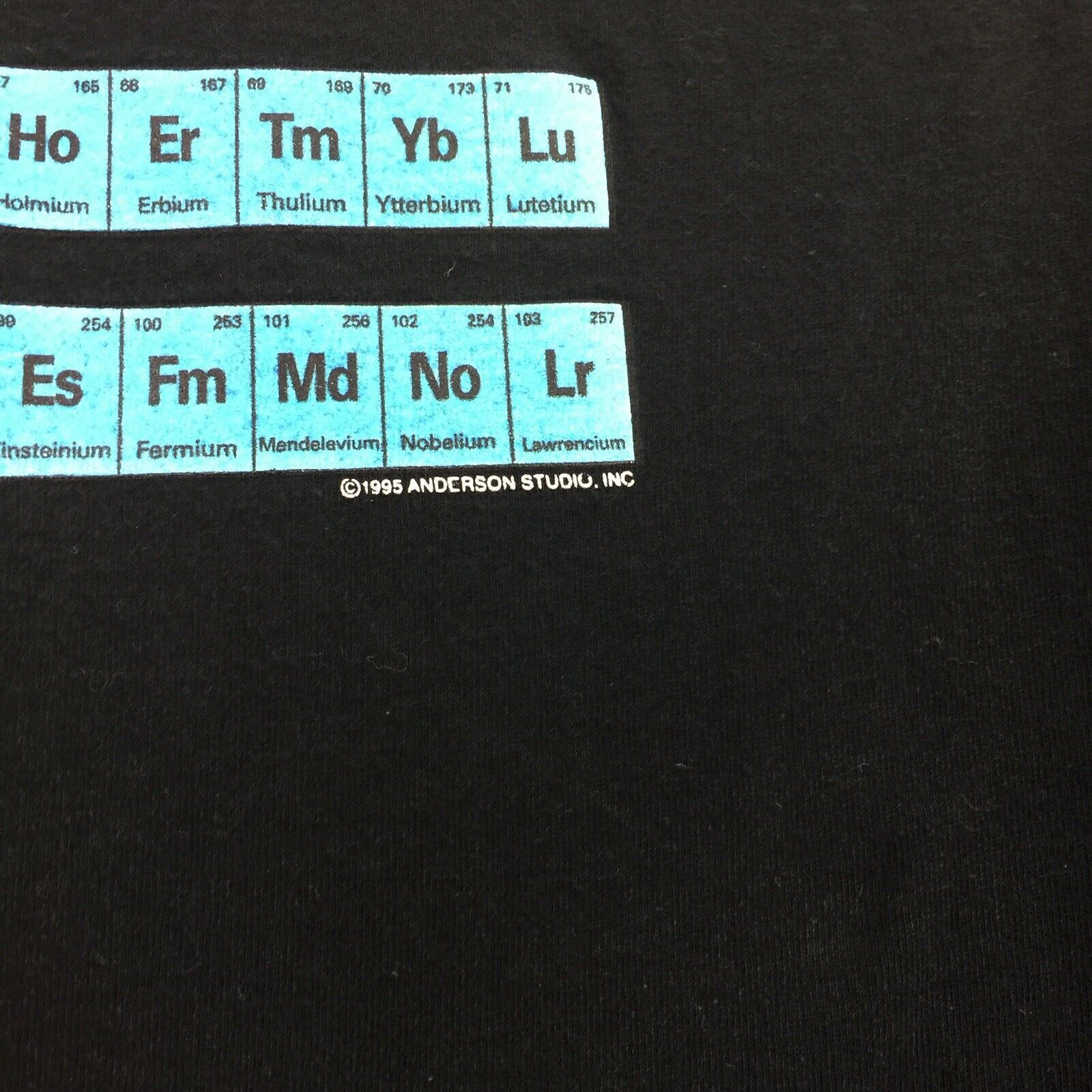 Fruit Of The Loom × Vintage Vintage 90s Periodic Table of Elements Single Stitch T-Shirt Size US L / EU 52-54 / 3 - 4 Thumbnail