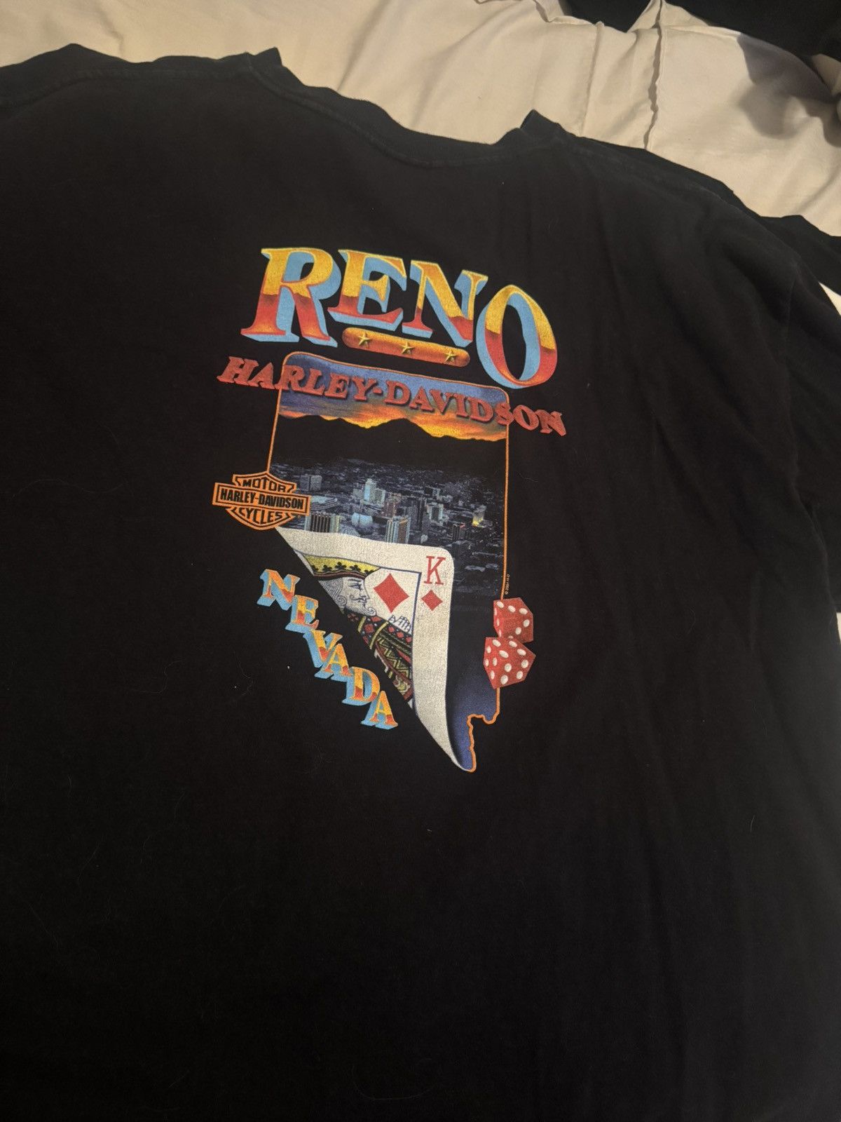 Harley Davidson × Vintage Vintage Harley Davidson RENO, NV Tee Size US L / EU 52-54 / 3 - 2 Thumbnail
