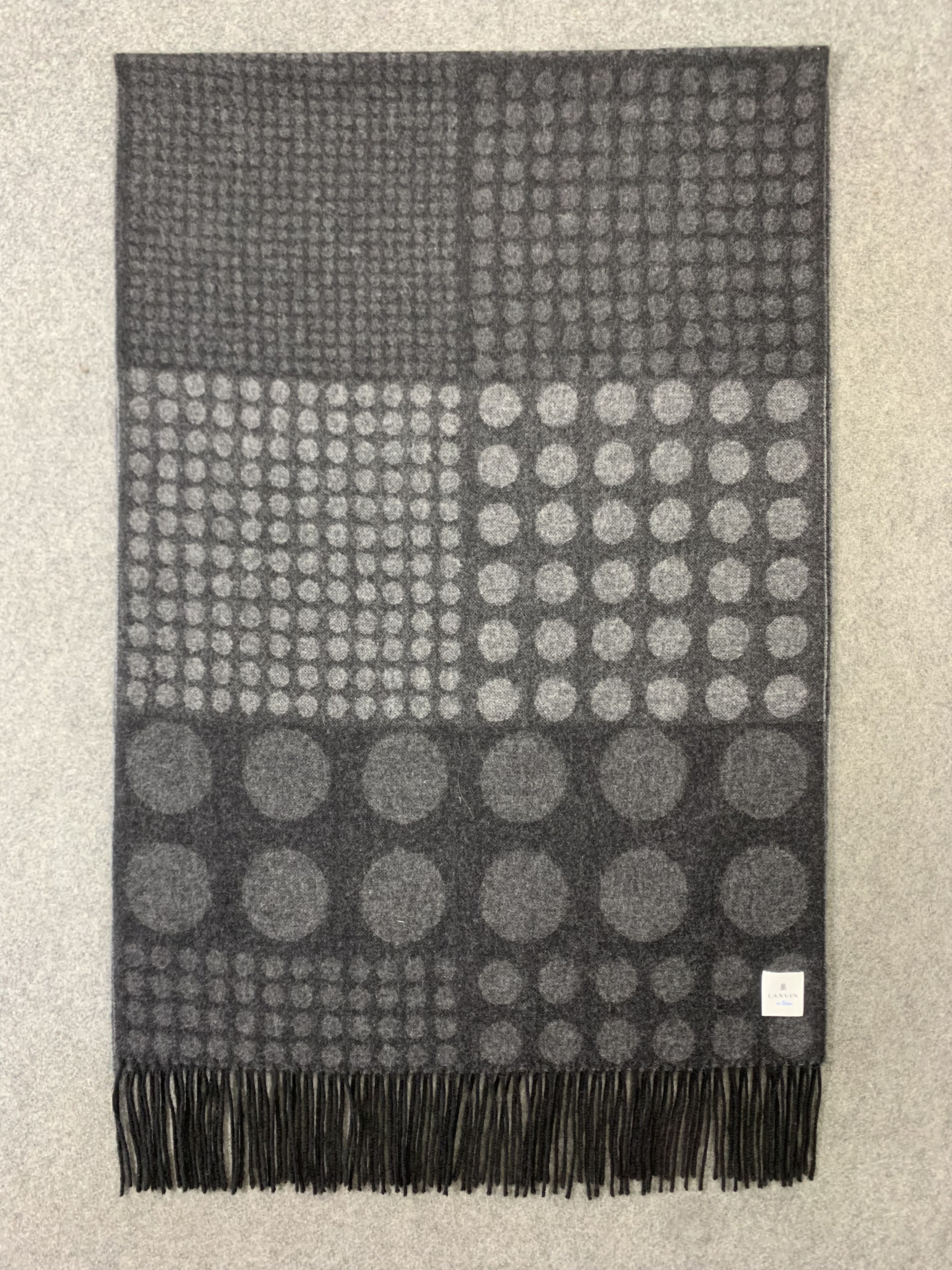 Lanvin Lanvin Scarf Cashmere Muffler Neck Wrap BL9323 Size ONE SIZE - 2 Thumbnail
