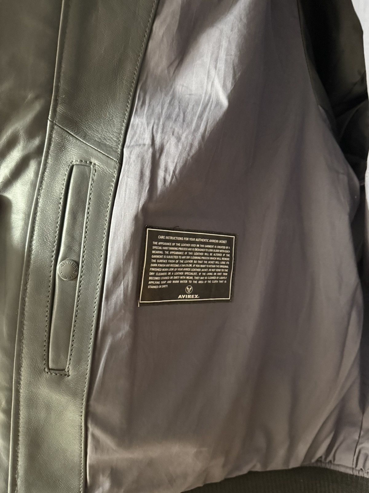 Avirex Avirex leather sherling jacket Size US XXL / EU 58 / 5 - 7 Thumbnail