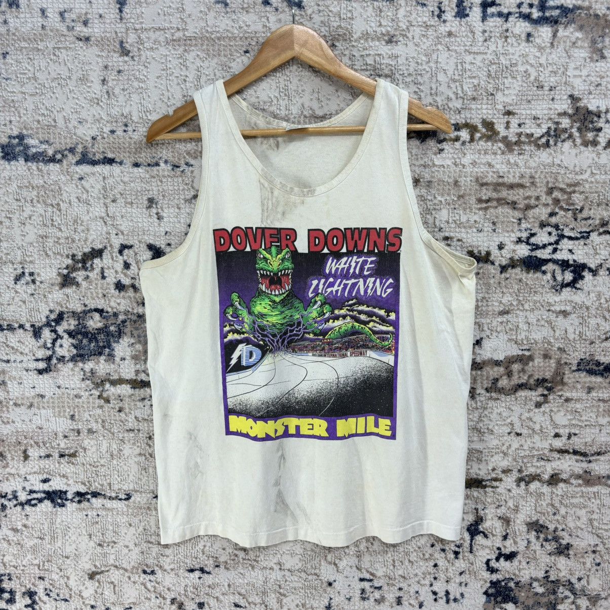 Vintage Vintage 90s Dover Downs “ Monster Mille” Sleeveless shirt Size US XL / EU 56 / 4 - 1 Thumbnail