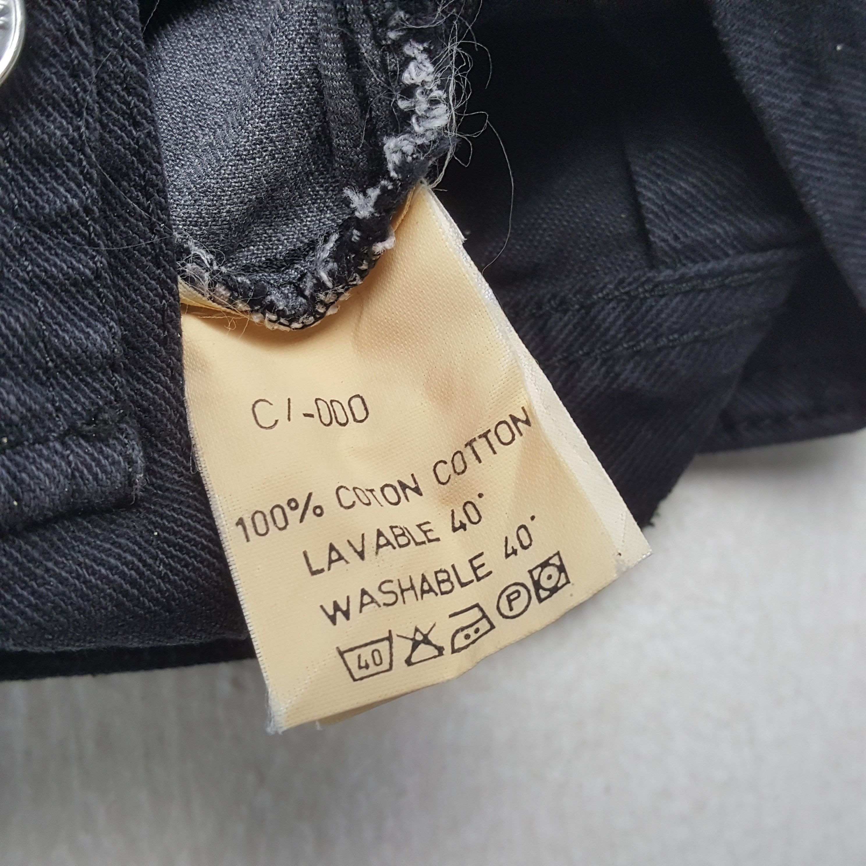 agnes b. Vintage Agnes b. Jean Black Denim Woman's Jacket RR6 Size S / US 4 / IT 40 - 8 Thumbnail