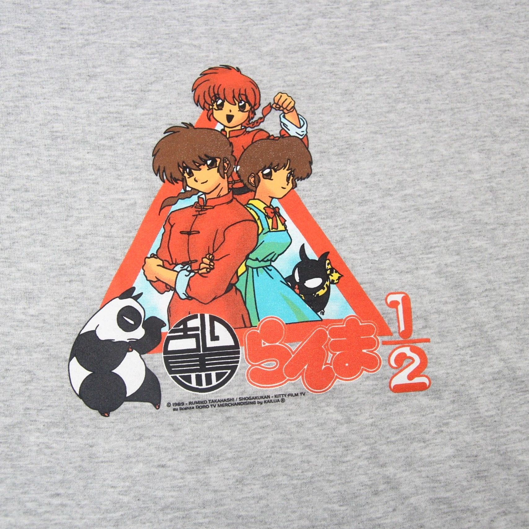 Vintage VINTAGE Ranma 1/2 Graphic T Shirt Mens XL Gray 1989 90s Size US XL / EU 56 / 4 - 3 Thumbnail