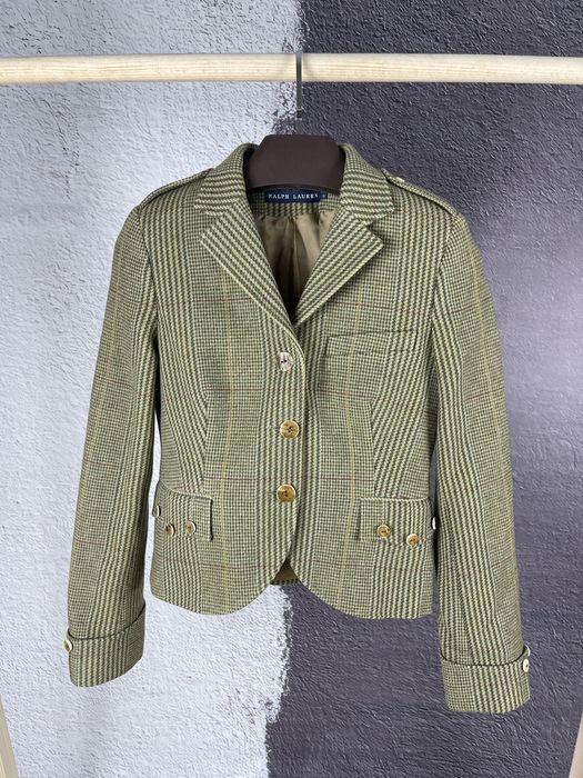 Polo Ralph Lauren Polo Ralph Lauren Military Tweed Blazer Jacket ...